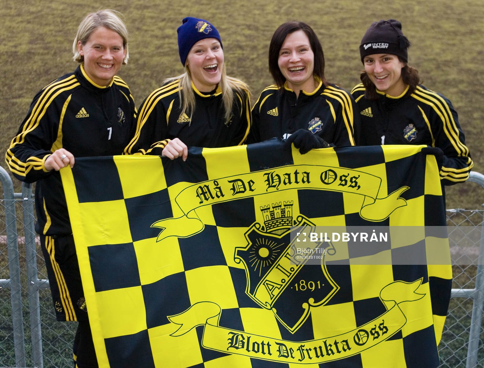 Fyra nyförvärv, från vänster: Jessica Juhlin, Laura