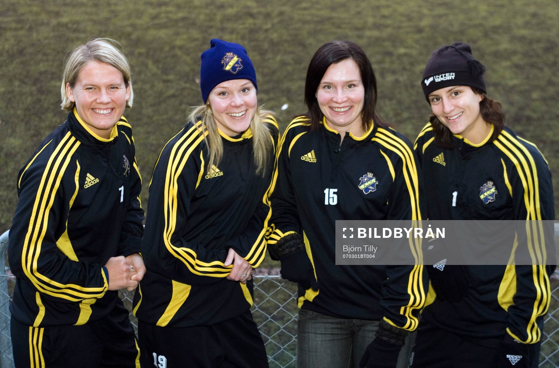 Fyra nyförvärv, från vänster: Jessica Juhlin, Laura