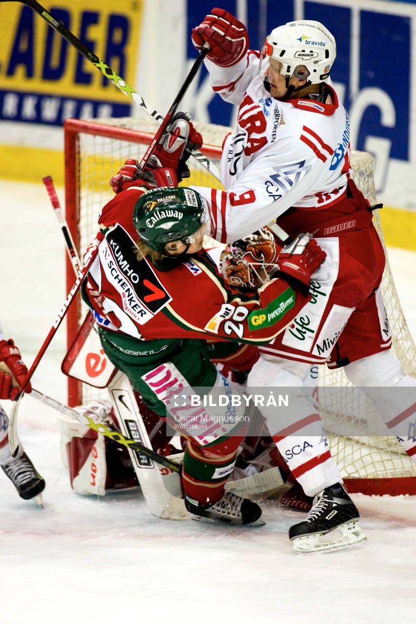 Sean Bergenheim, Frölunda trängs med Kalle Koskinen,