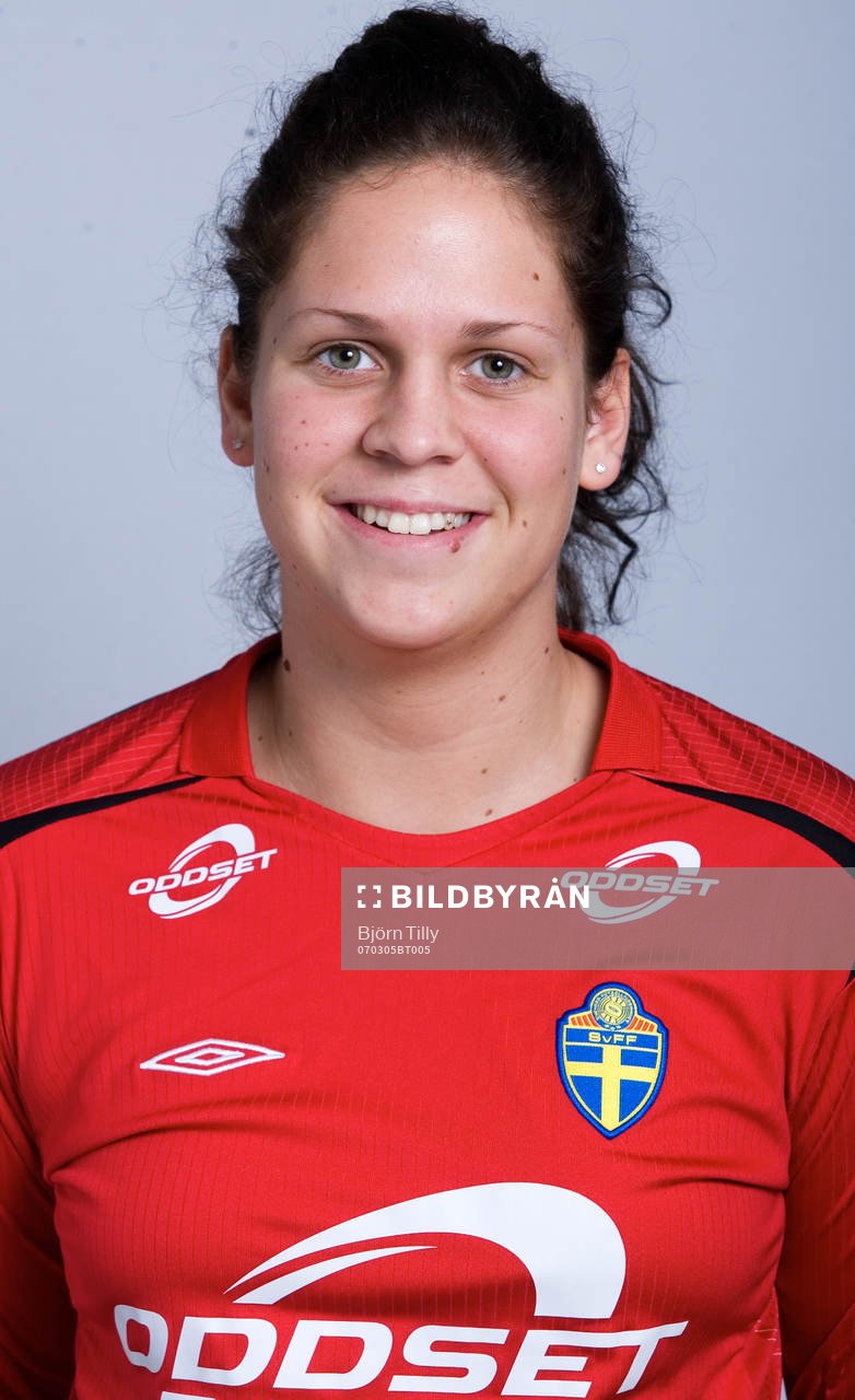  Elin Harrysson, målvakt, Sverige.       