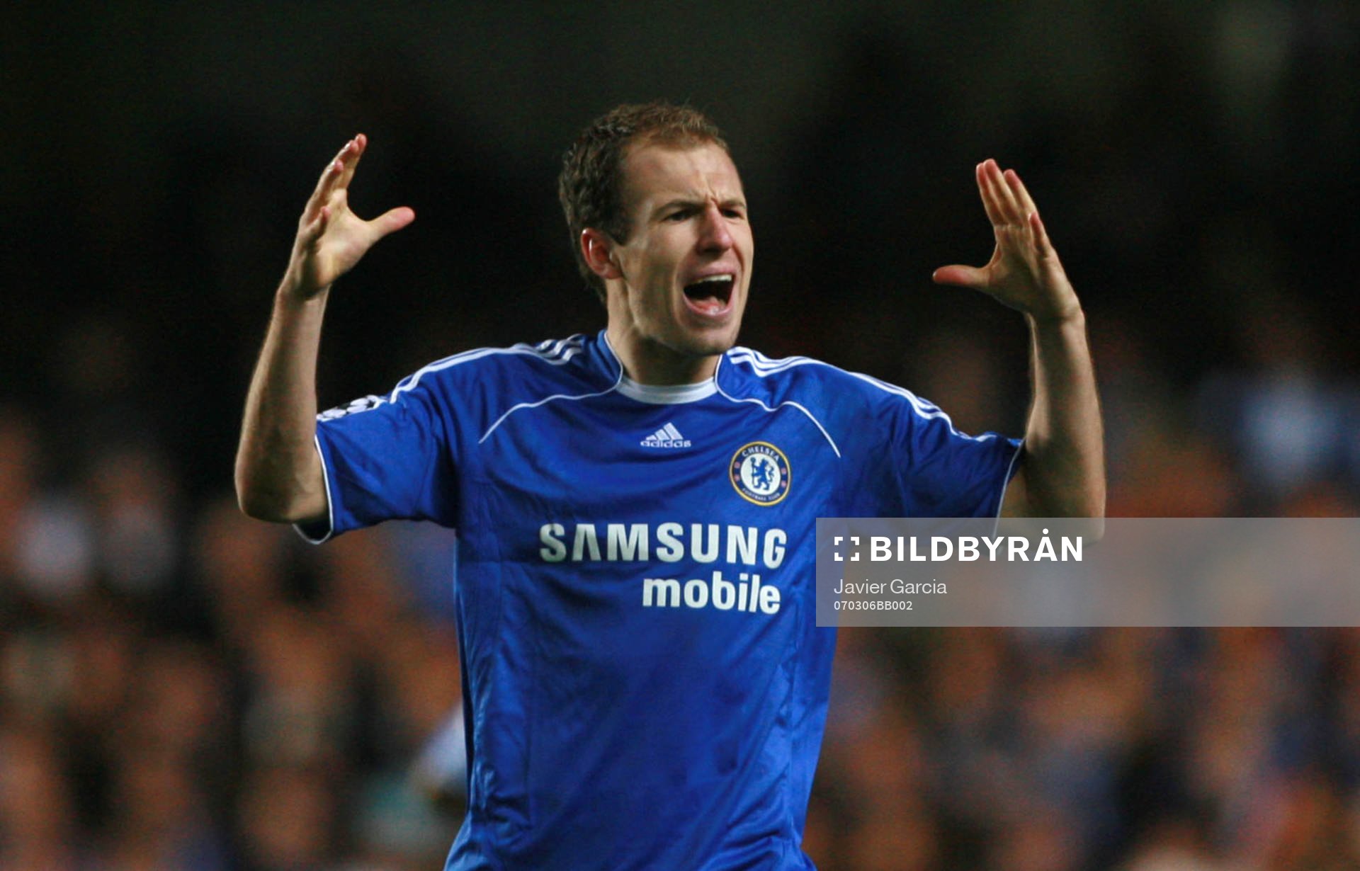 Arjen Robben, Chelsea (Jubel)