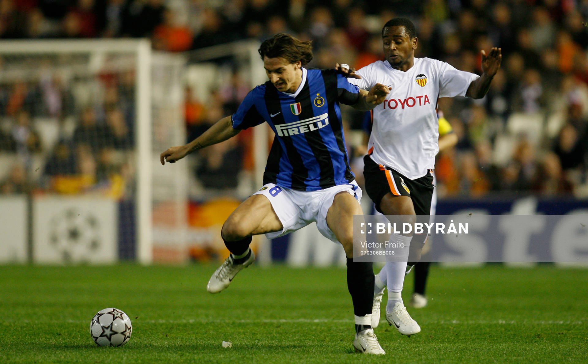 Fotboll, Champions League, Åttondelsfinal, Valencia v