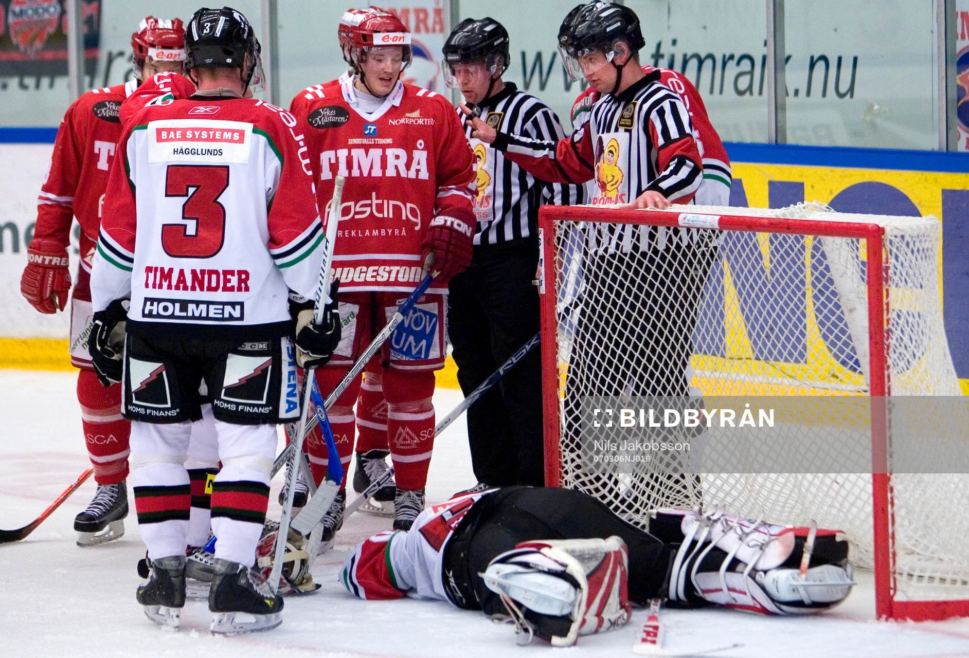 Karol Krizan, målvakt, MoDo, har precis filmat lite,