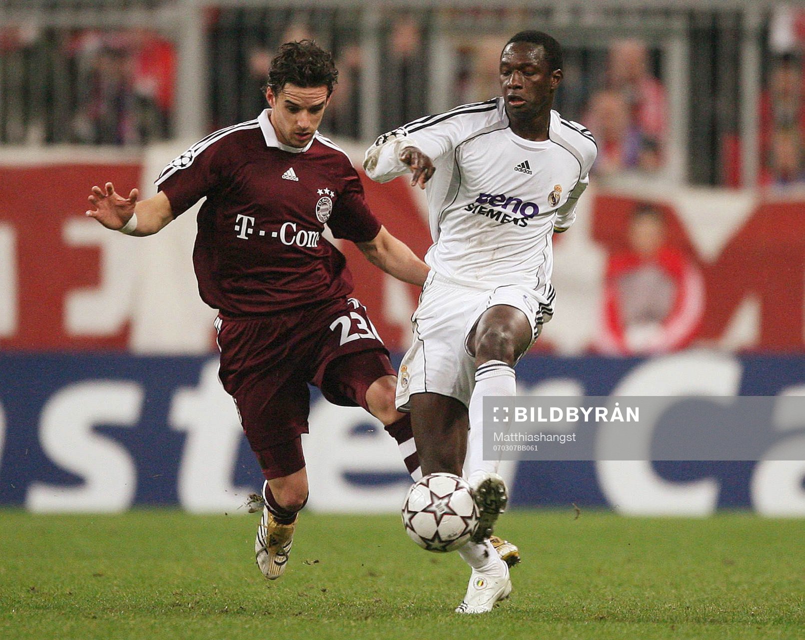   Owen Hargreaves, Bayern och Mahamadou Diarra, Real.