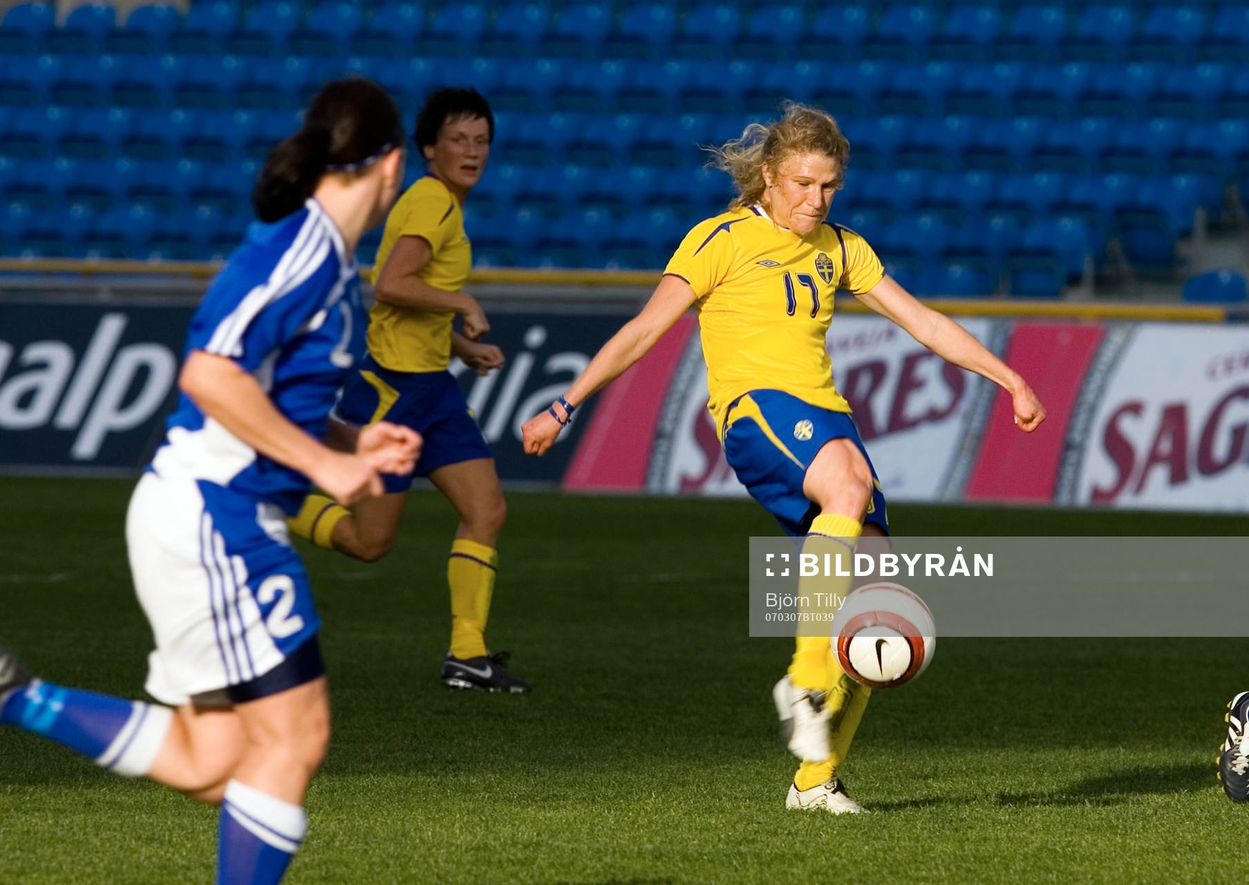 Frida Nordin, Sverige gör 3-0 på volley