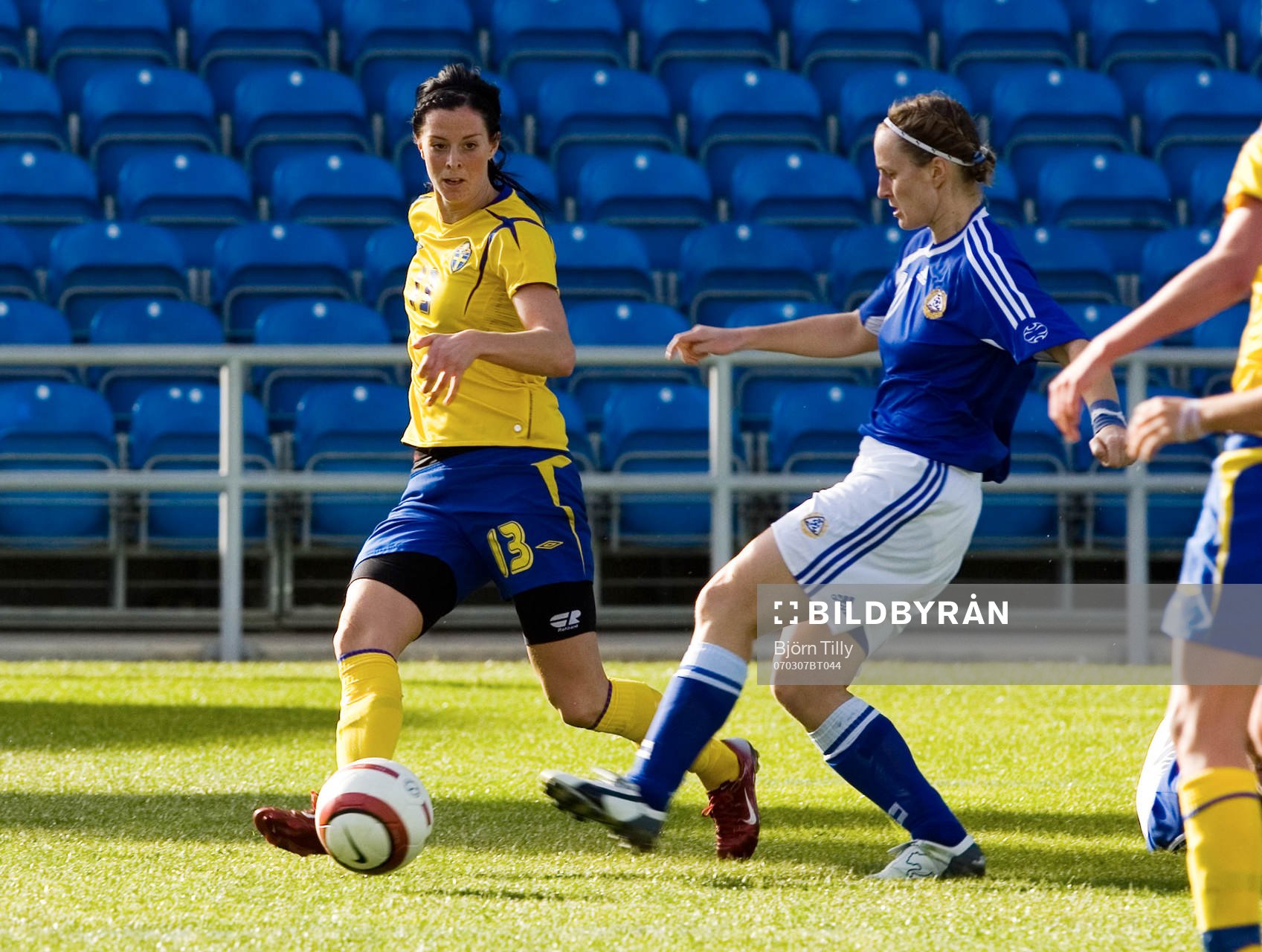Lotta Schelin, Sverige och Anna-Kaisa Rantanen, Finland