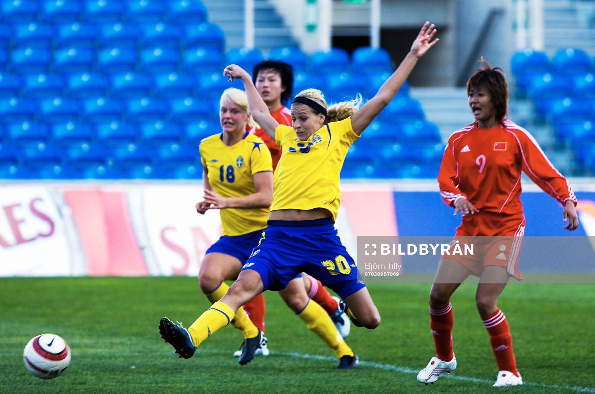 Charlotte Rohlin, Sverige gör 1-0