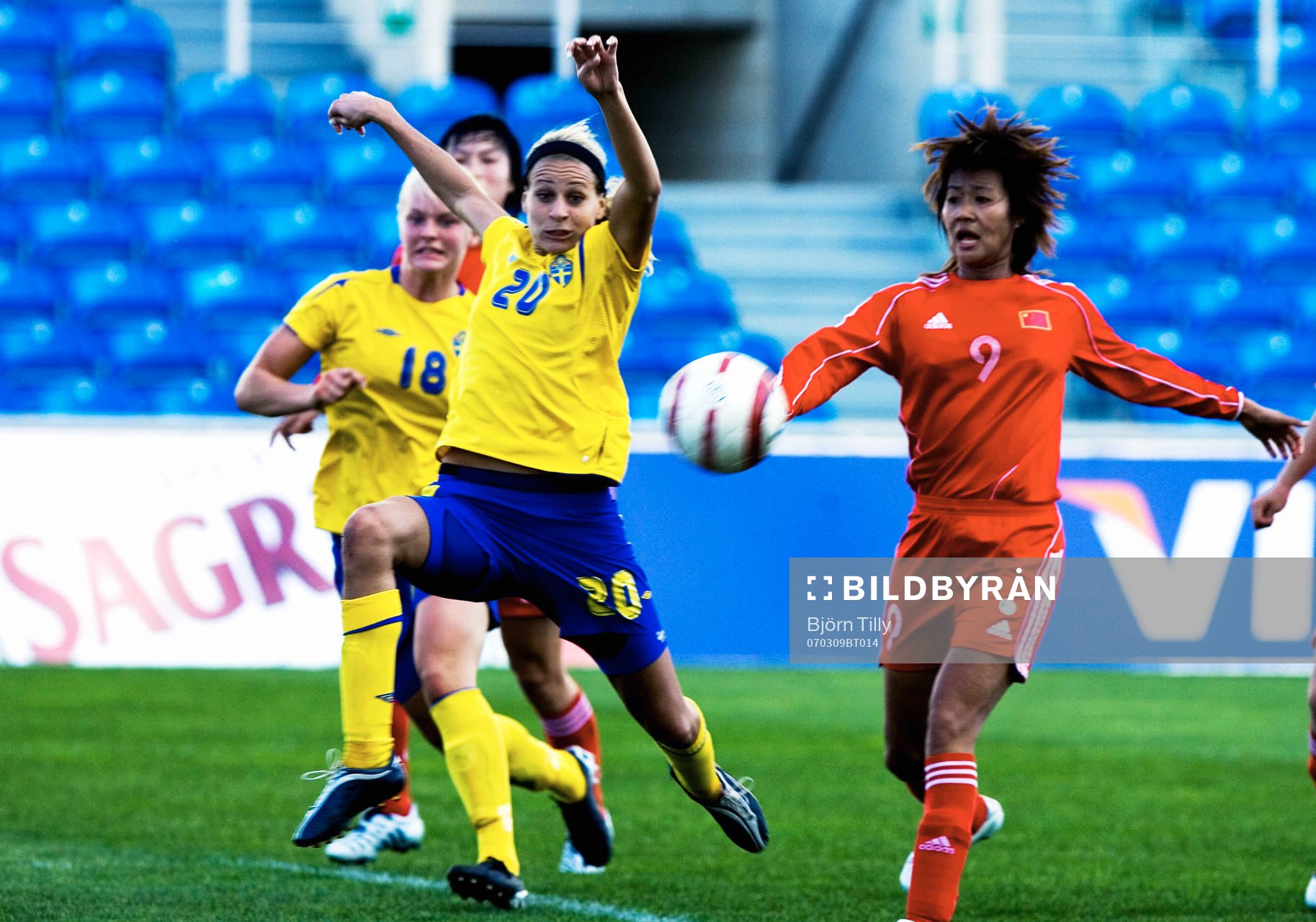 Charlotte Rohlin, Sverige gör 1-0