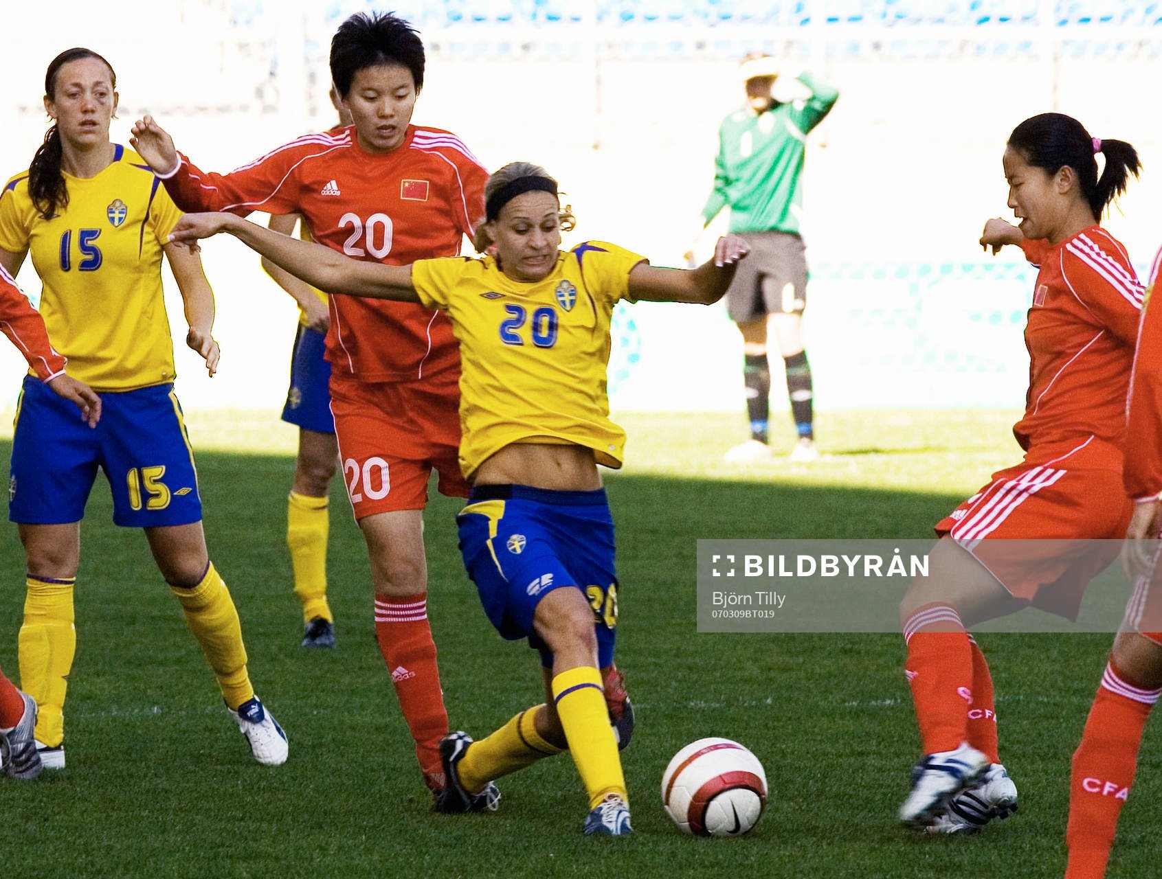 Charlotte Rohlin, Sverige gjorde 1-0