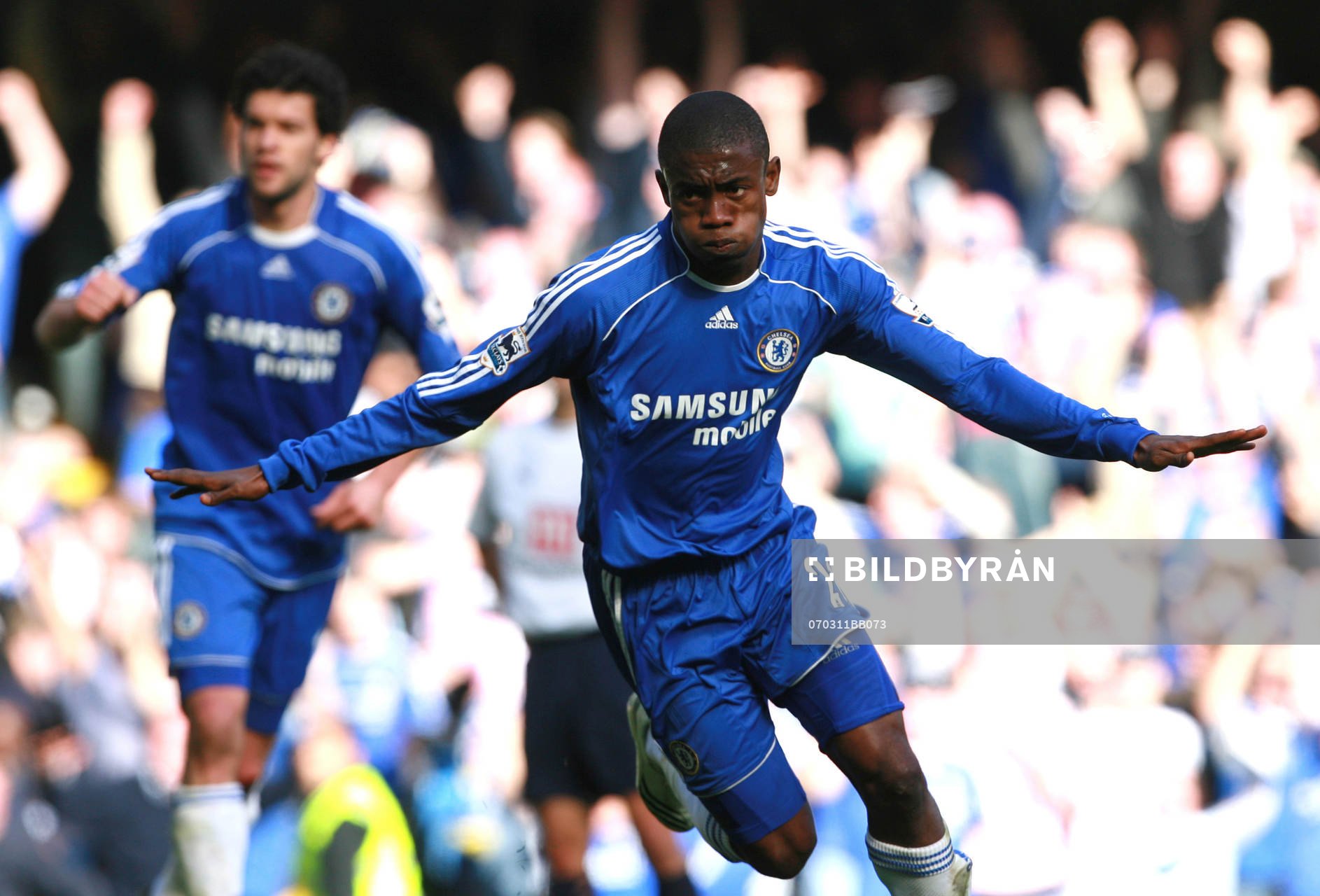 Salomon Kalou, Chelsea, jubel