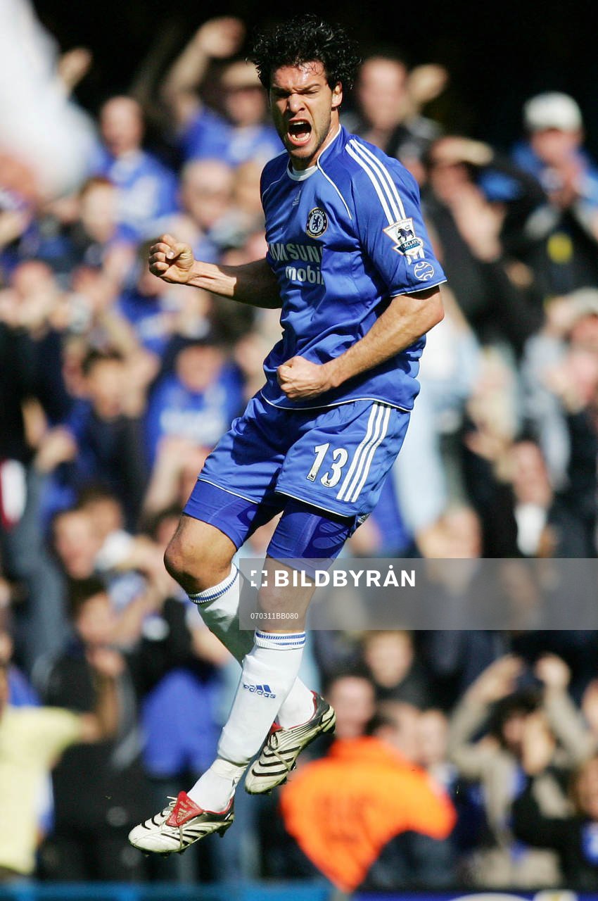 Michael Ballack, Chelsea, jubel