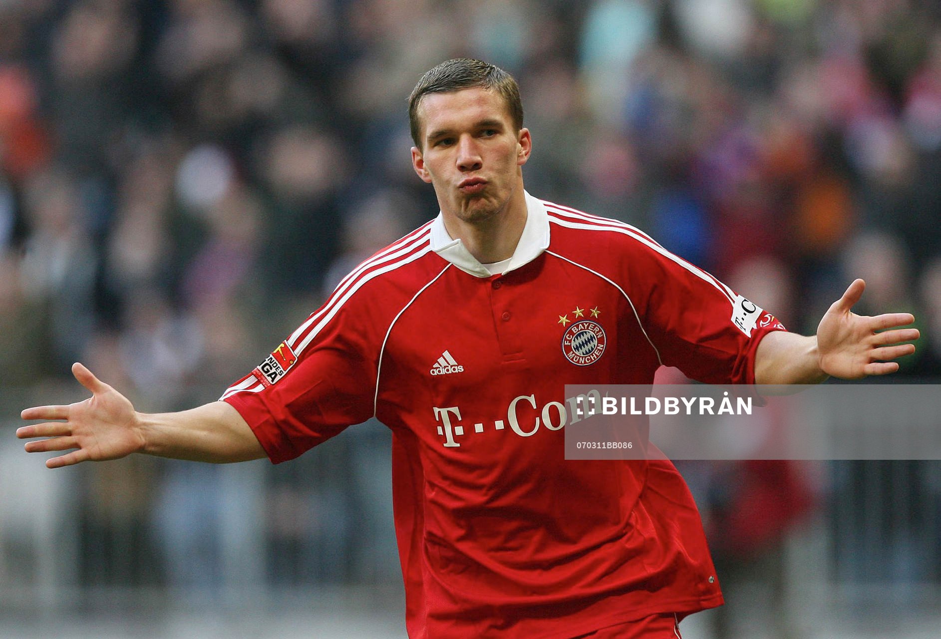Lukas Podolski, jubel