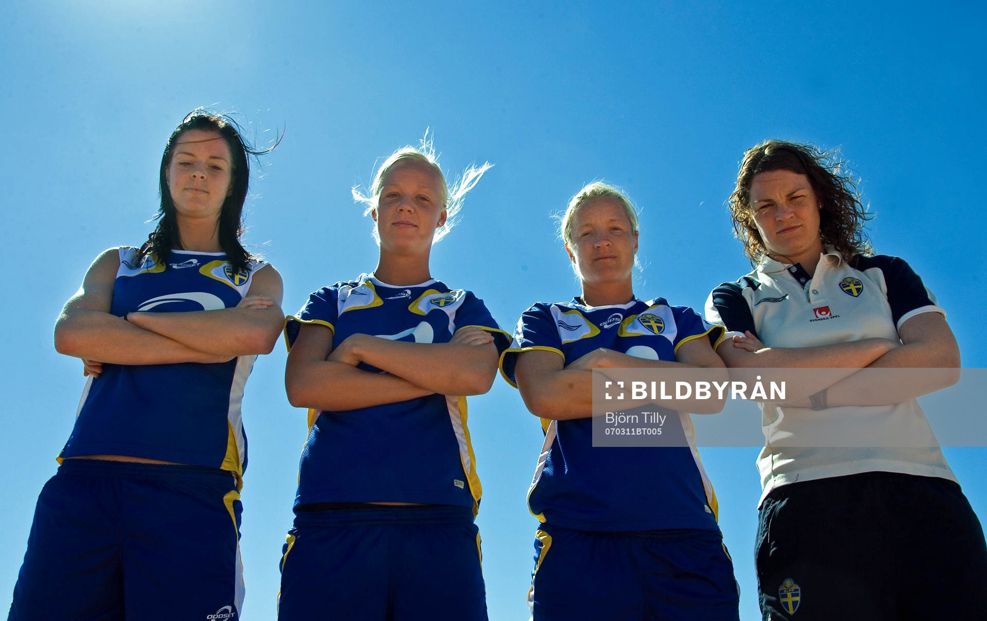 Umeås utmanare FV: Lotta Schelin, Göteborg, Caroline