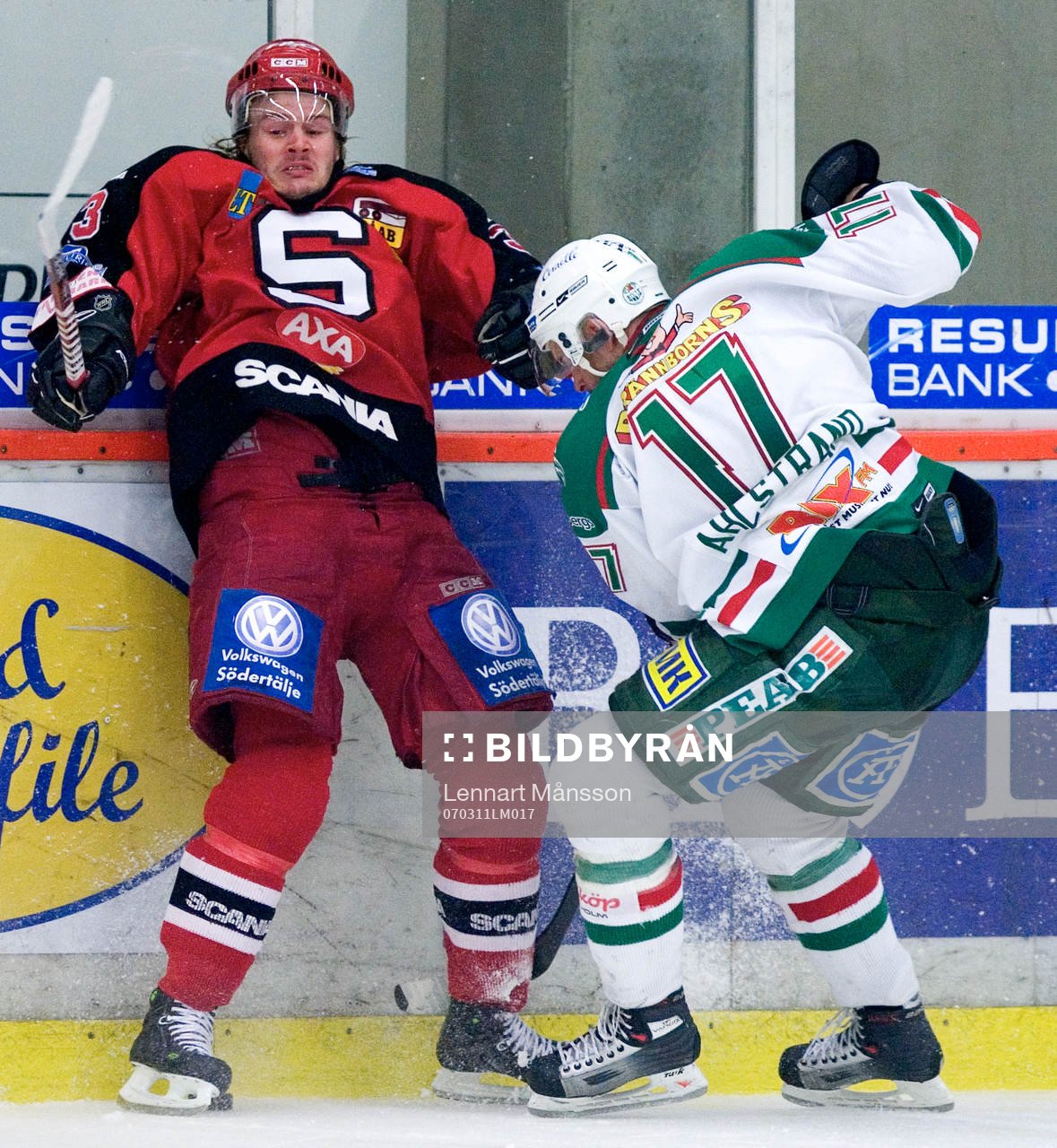 Carter Trevisani, Södertälje och Patrik Ahlstrand, Rögle