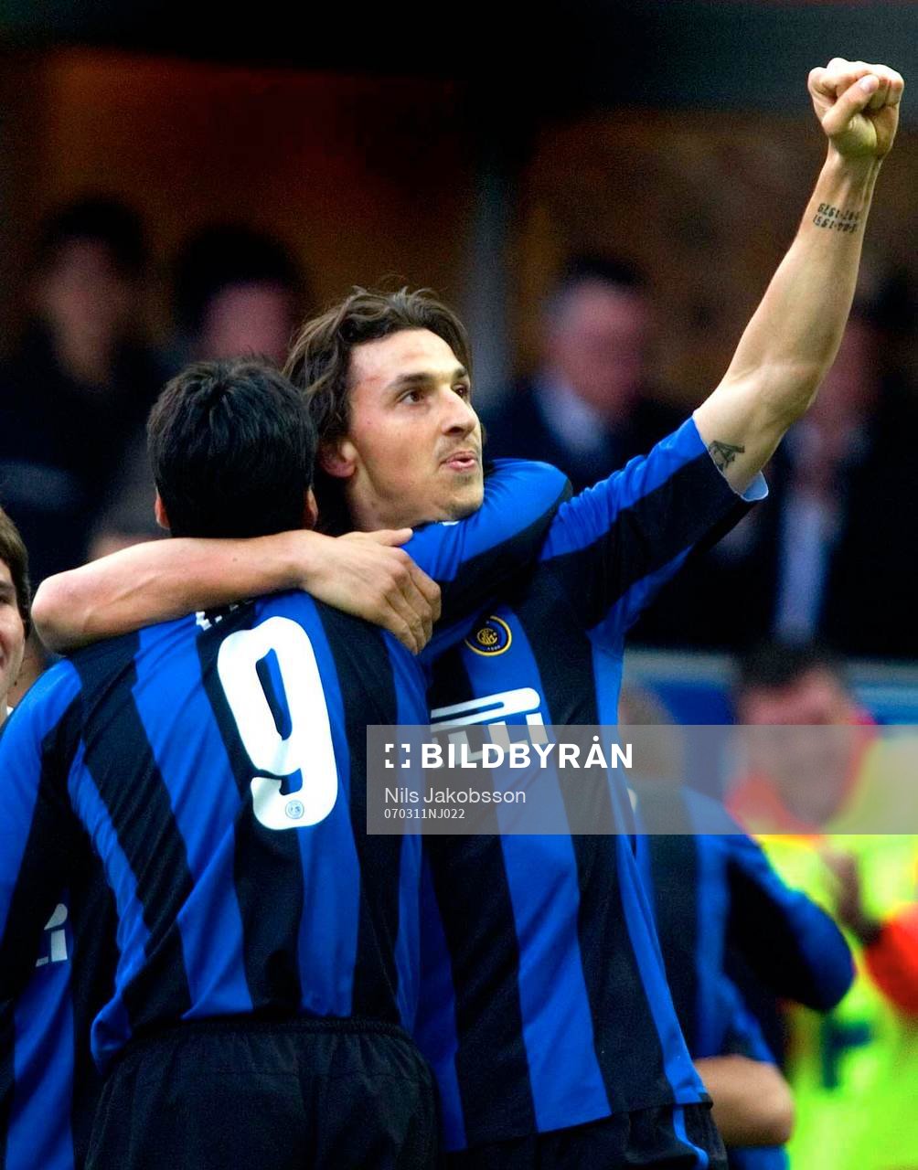  Zlatan Ibrahimovic, Inter, jubel.