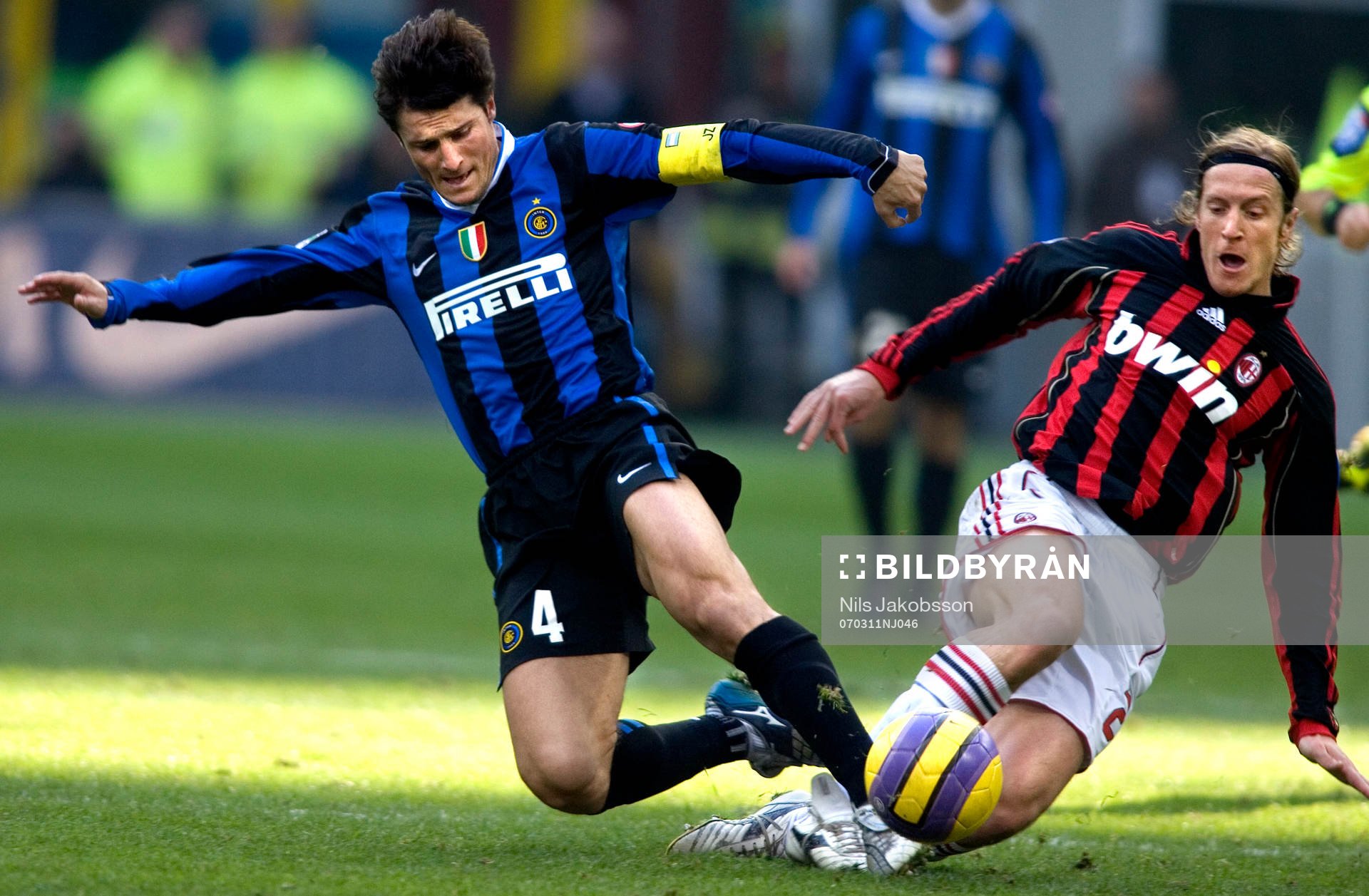 Javier Zanetti, Inter, Massimo Ambrosini, Milan