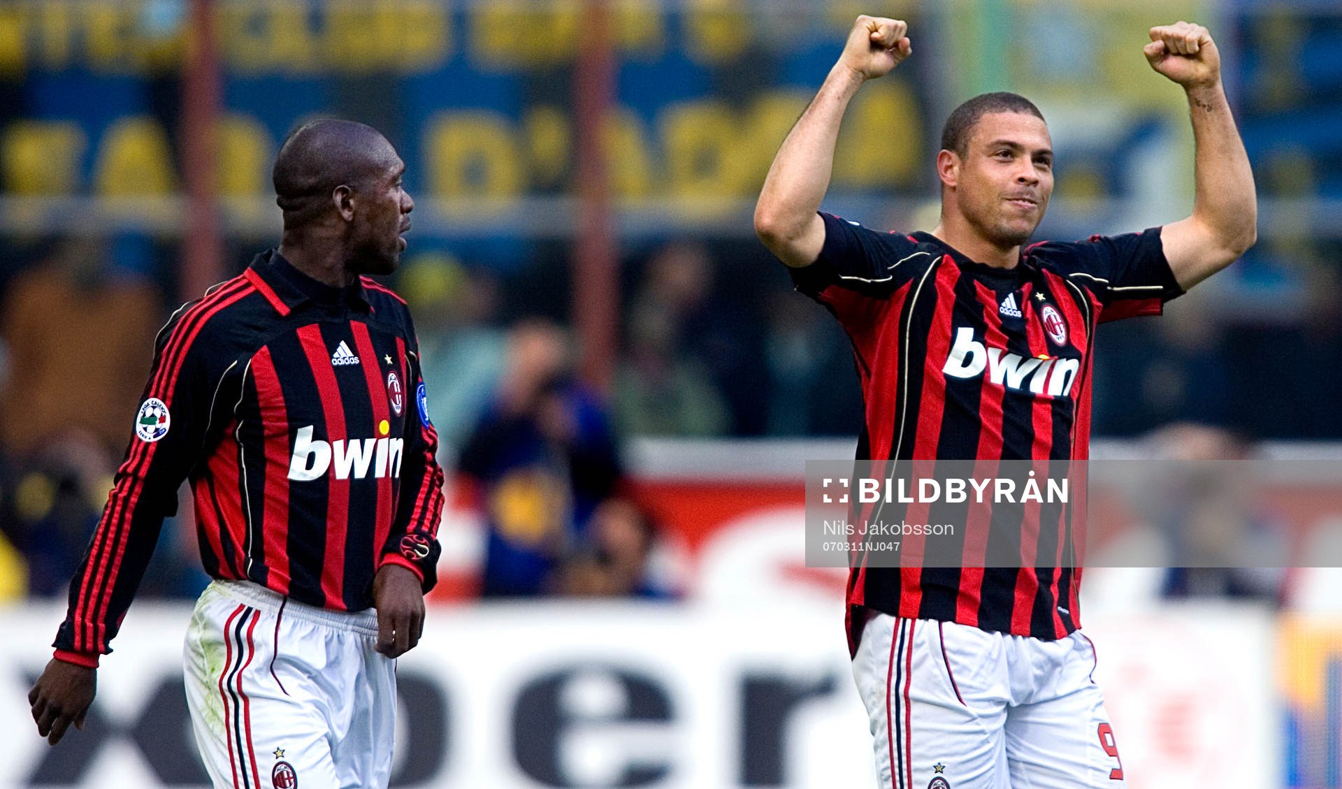 Clarence Seedorf, Ronaldo, AC Milan, jubel