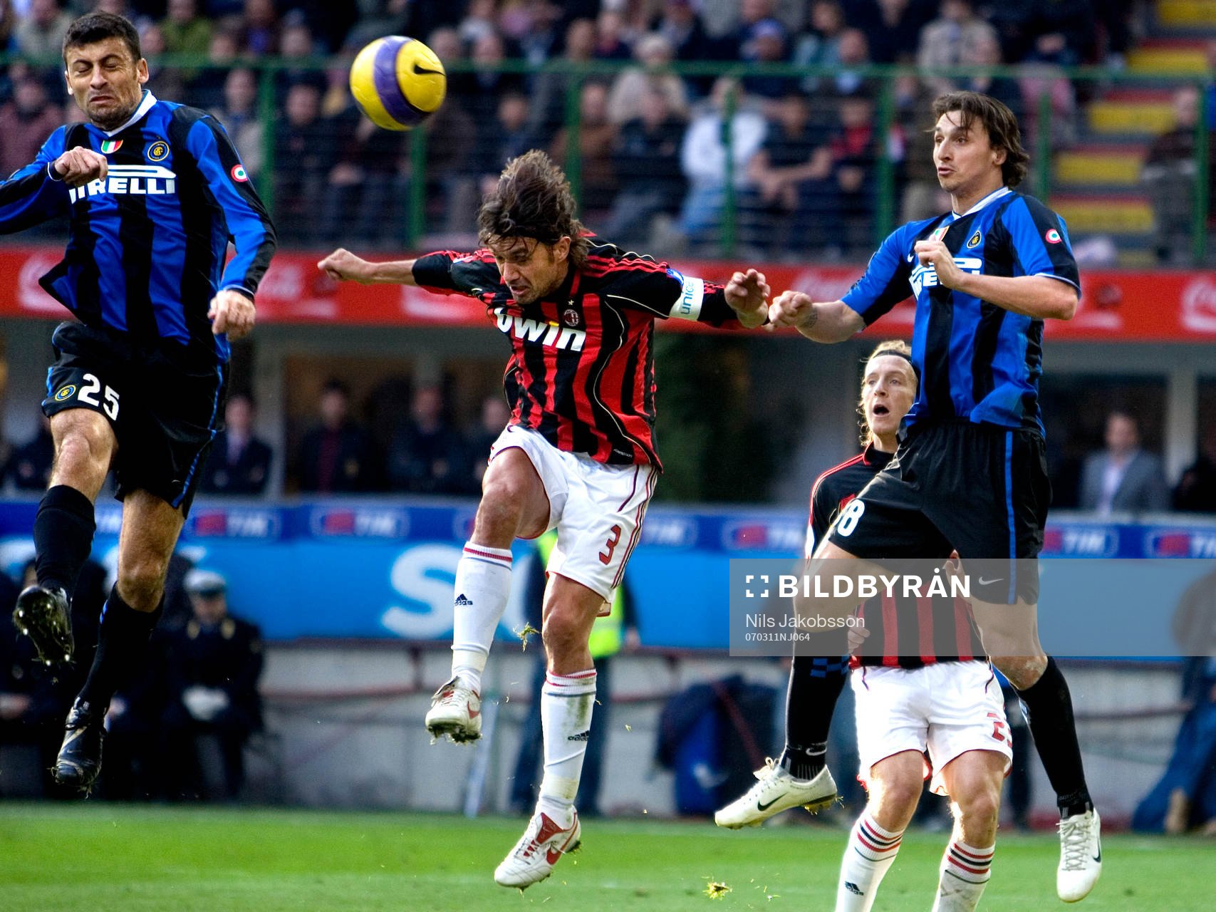 Valter Samuel, Inter, Paolo Maldini, Zlatan Ibrahimovic,