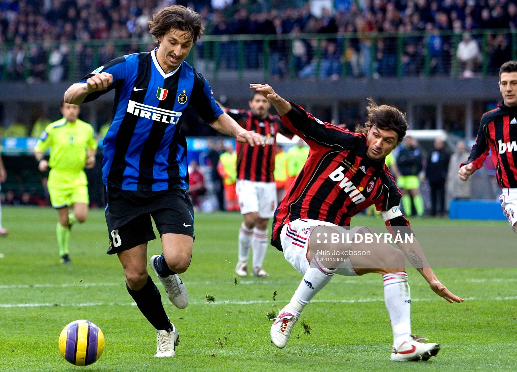 Zlatan Ibrahimovic, Inter, Paolo Maldini,  Milan
