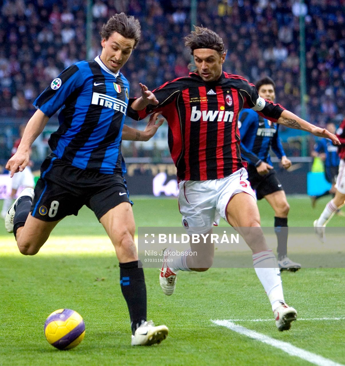 Zlatan Ibrahimovic, Inter, Paolo Maldini,  Milan