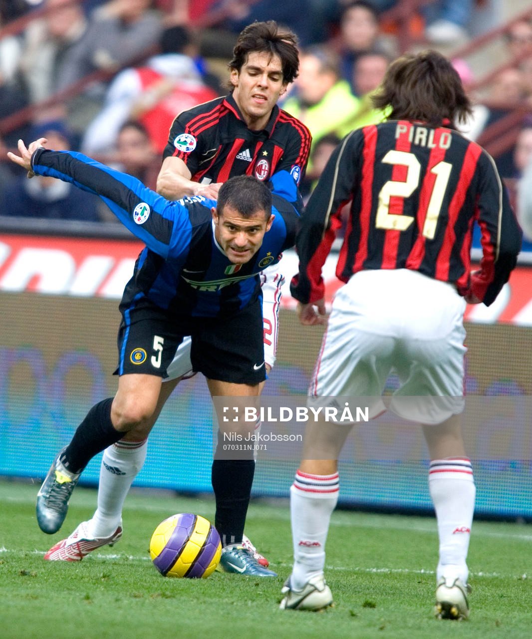 Kaka,  Milan, Dejan Stankovic, Inter