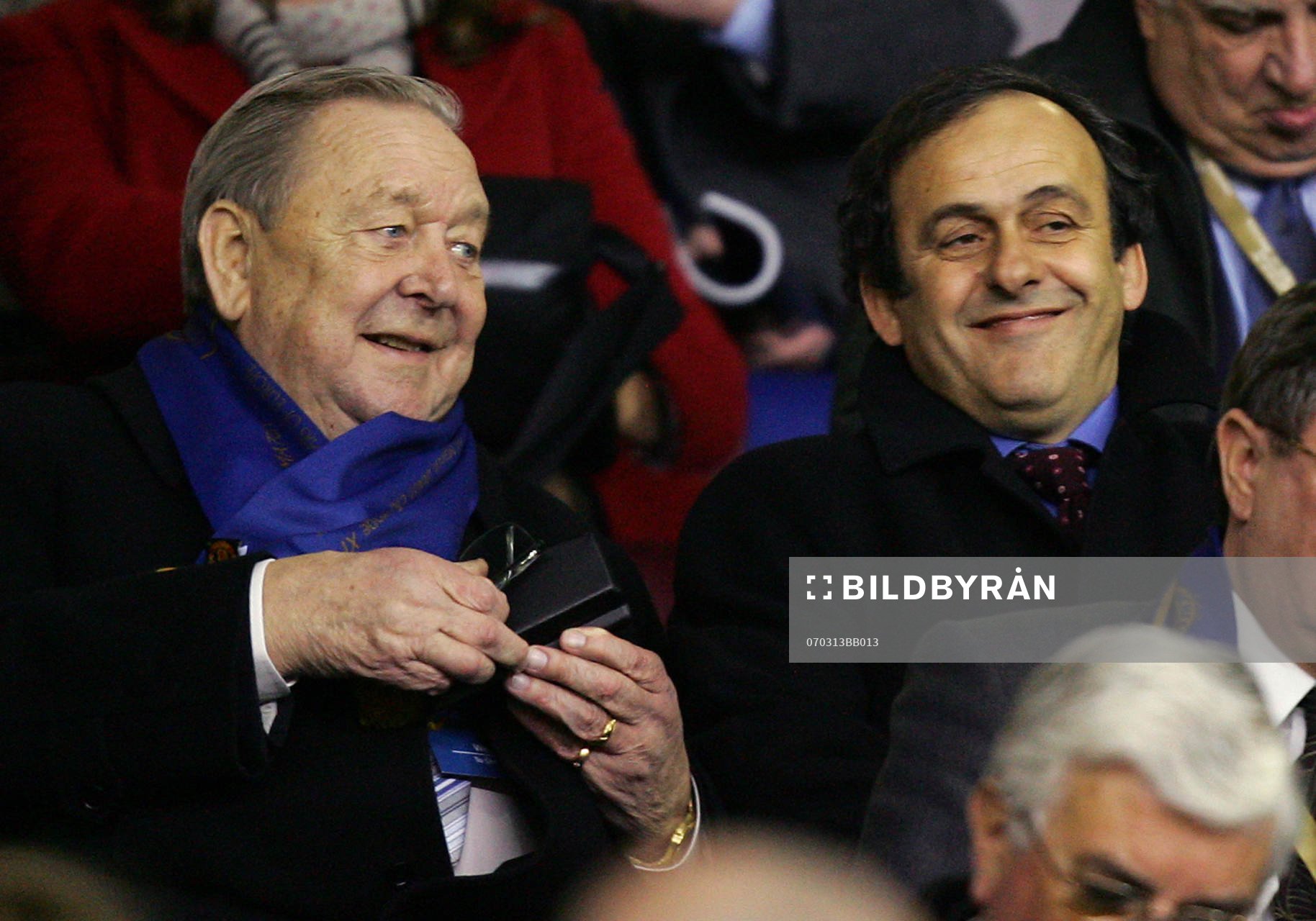UEFA President Michel Platini och hans företrädare