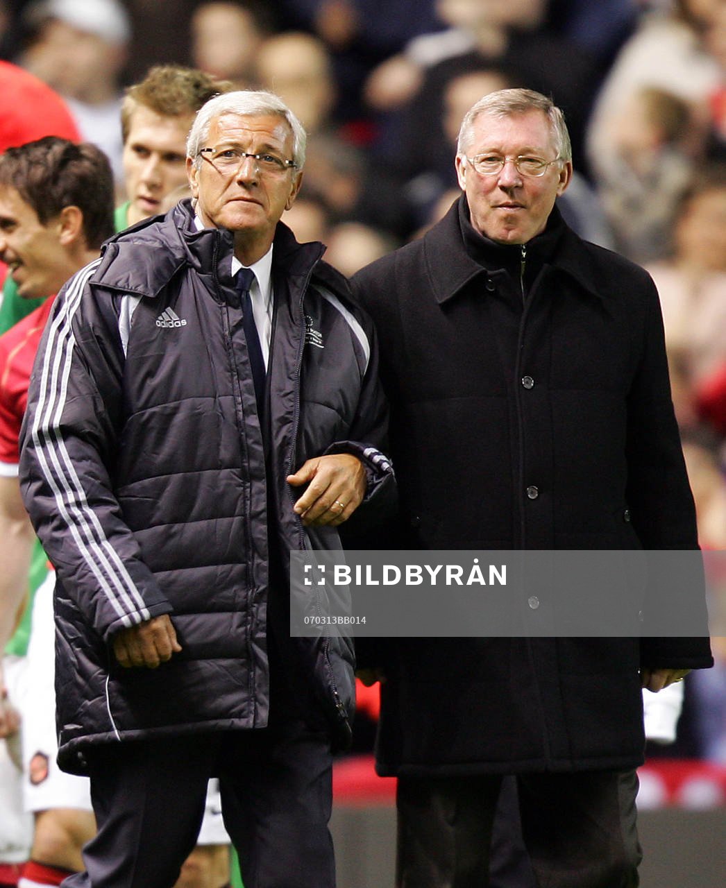 Sir Alex Ferguson och  Marcello Lippi