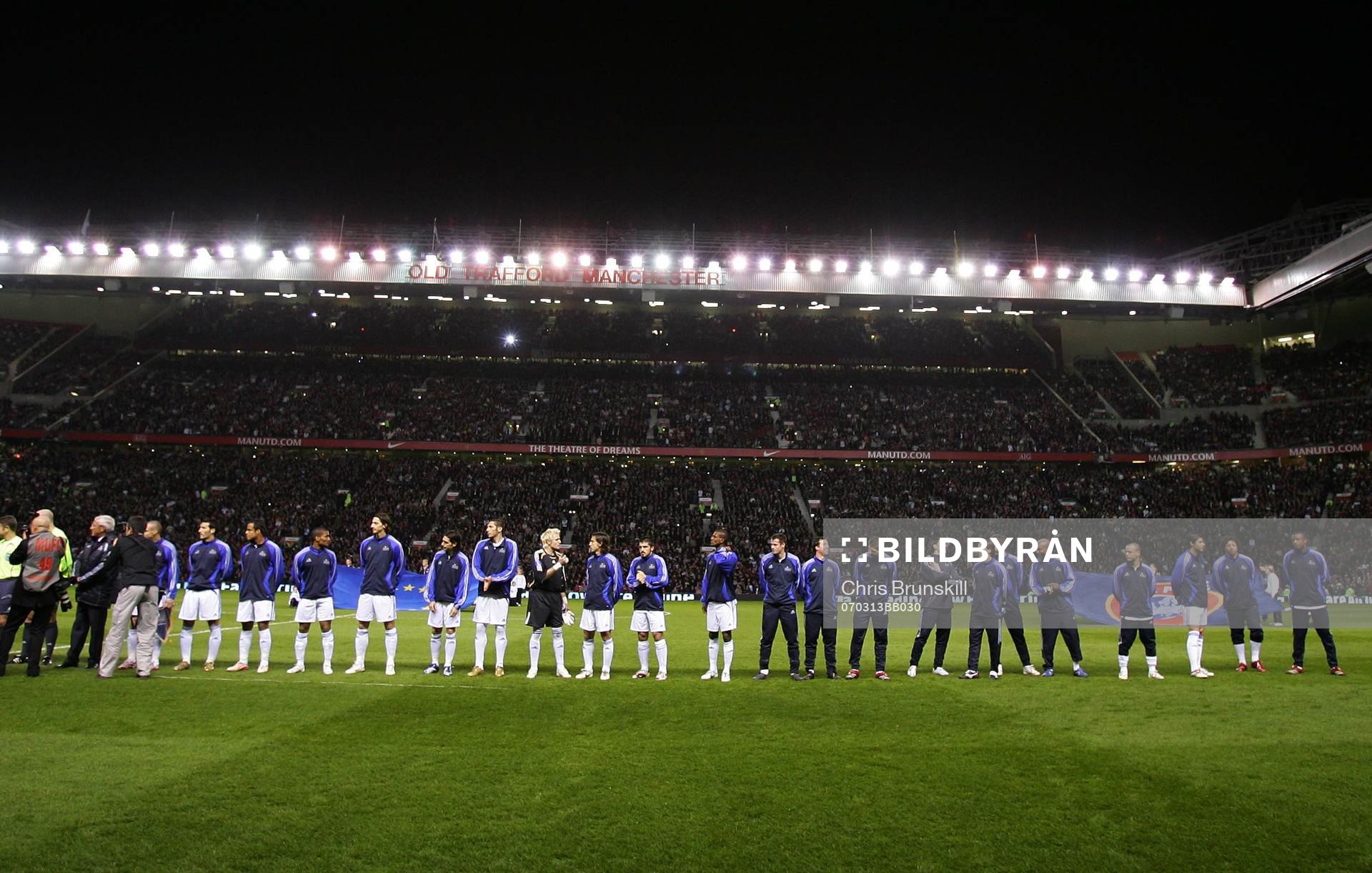Fotboll, Välgörenhetsmatch, Manchester United v Europe XI