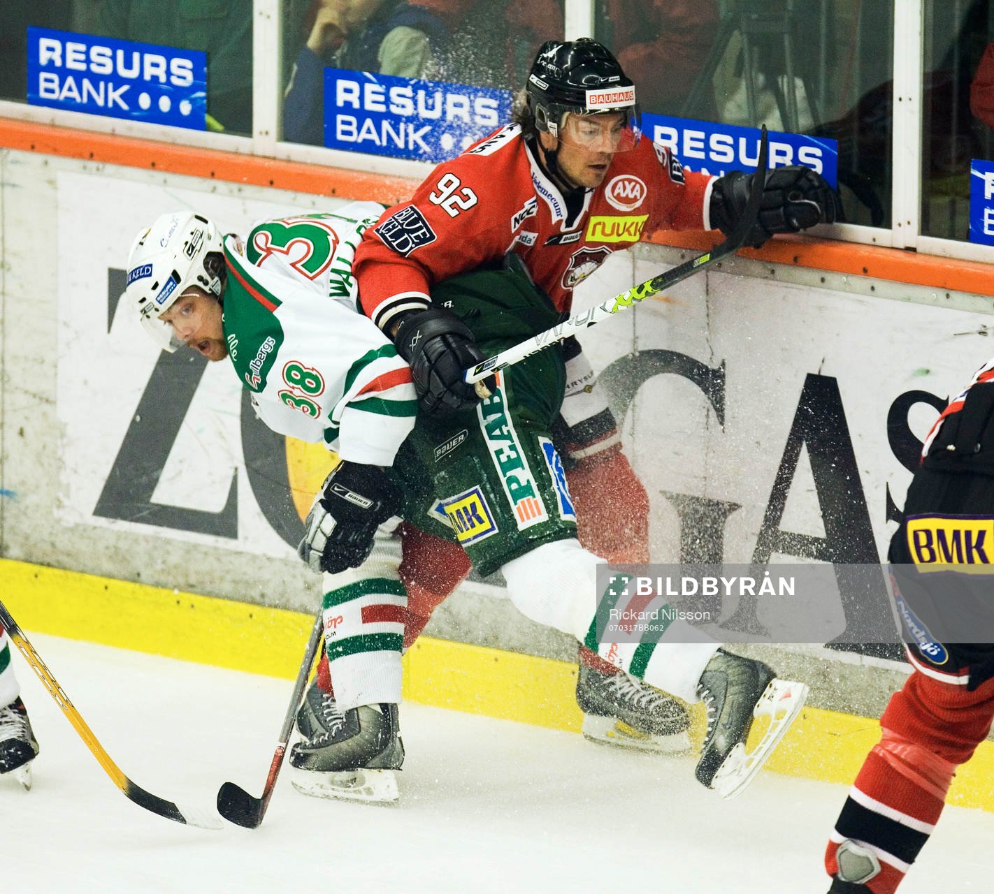 Tomas Wallgren, Rögle och Markus Matthiasson, Malmö