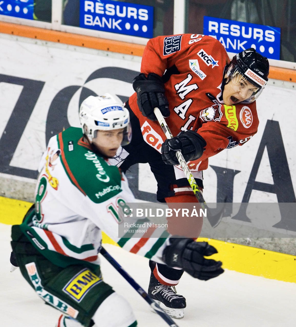 Jyri Marttinen, Malmö och Patrik Zackrisson, Rögle