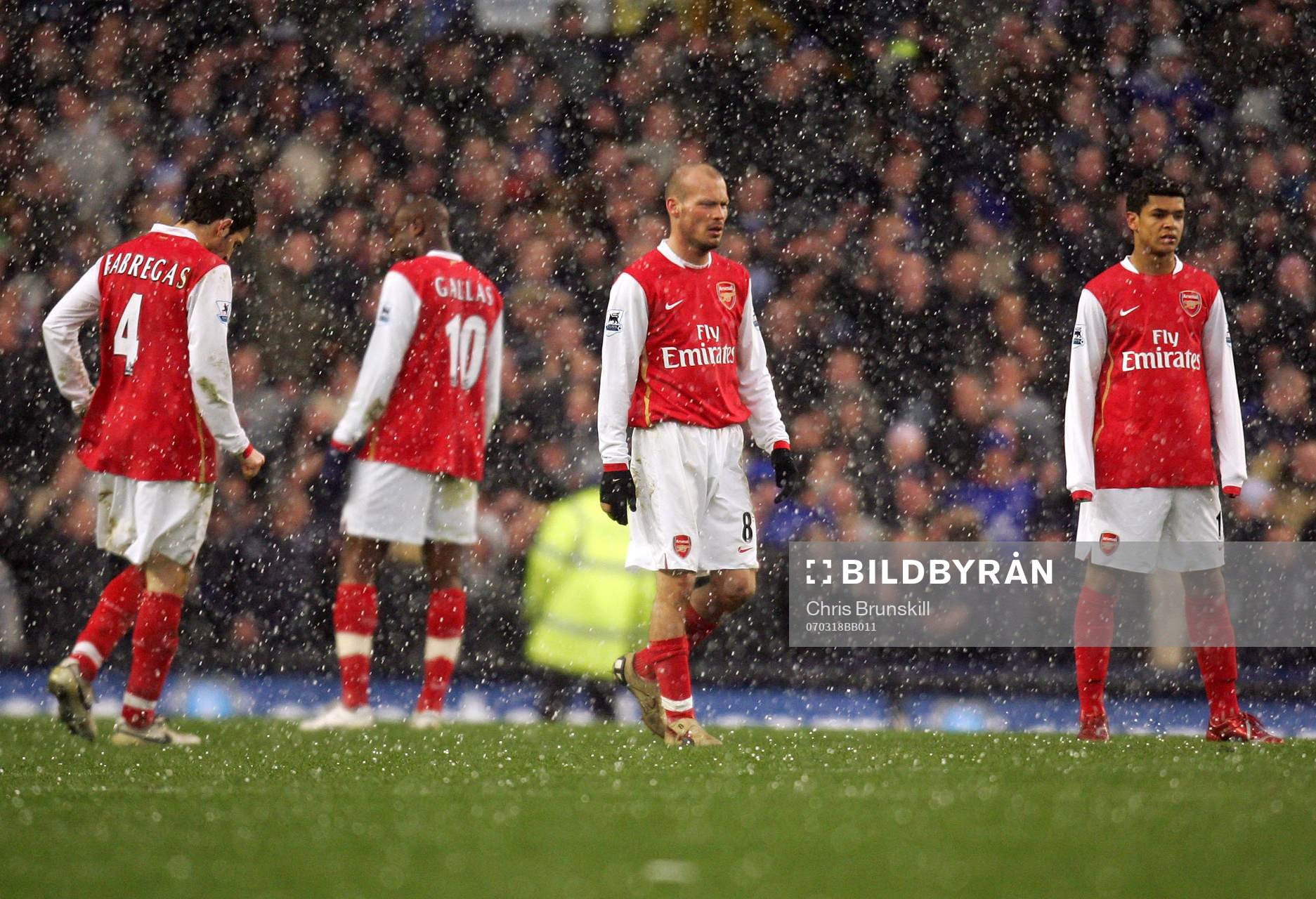 Fredrik Ljungberg, Arsenal deppar i hagelstormen