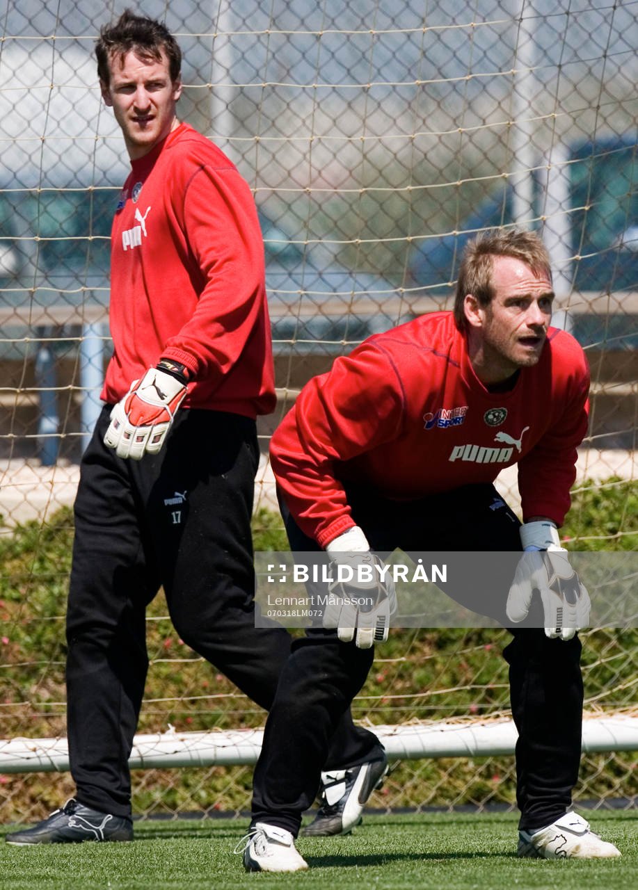 Richard Richardsson och Peter Westman, målvakt