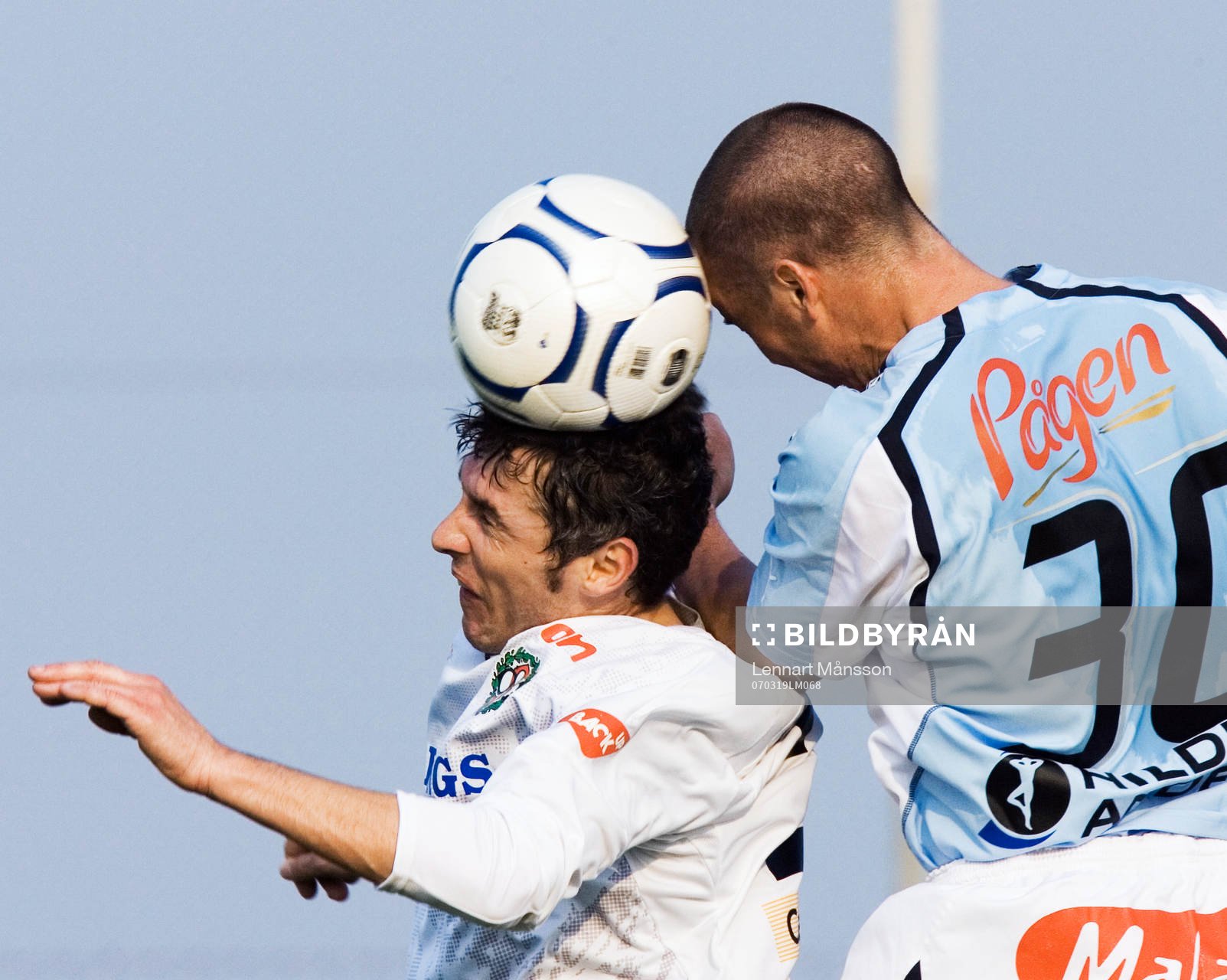 Nedim Halilovic och Daniel Andersson, nickduell