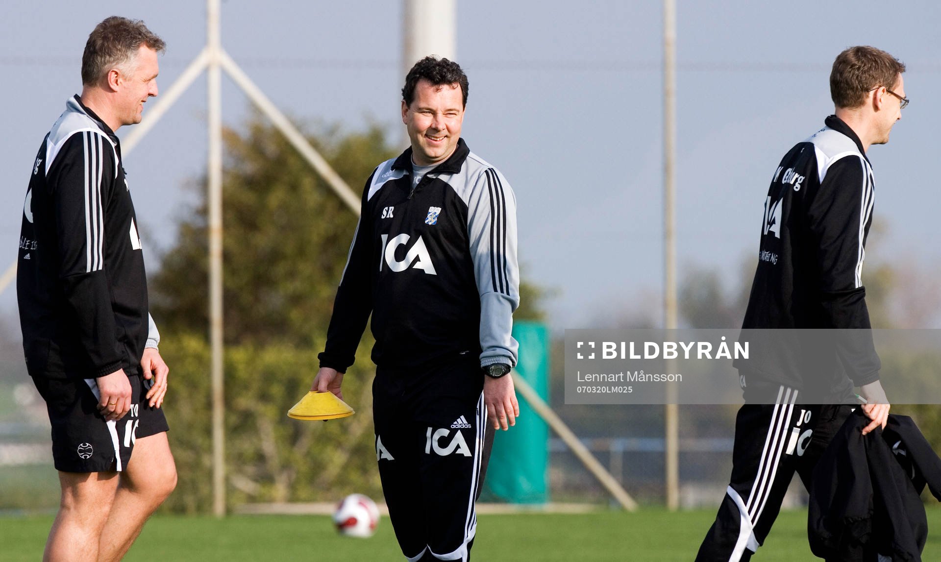 Teddy Olausson, assisterande tränare, Stefan Rehn,