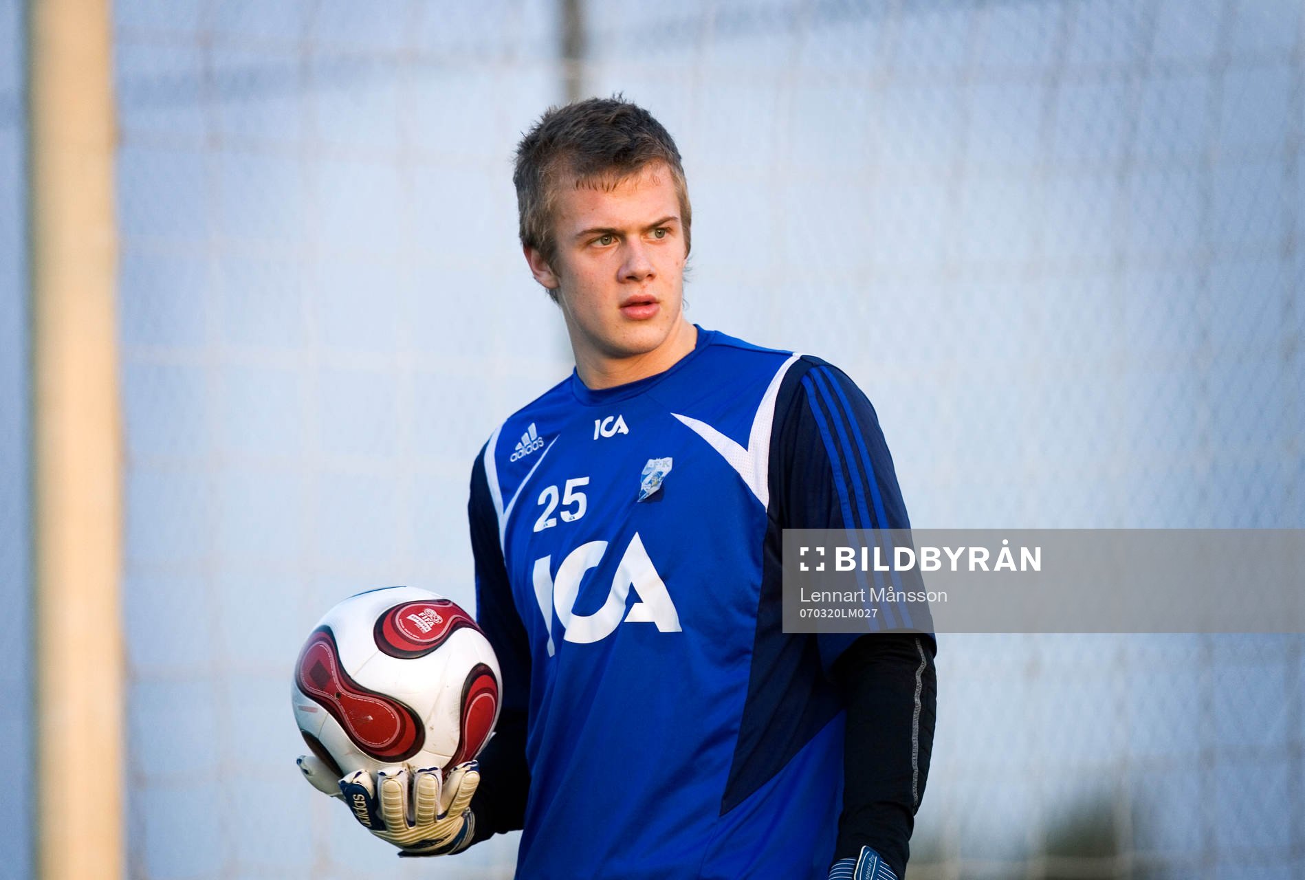 Erik Dahlin, målvakt