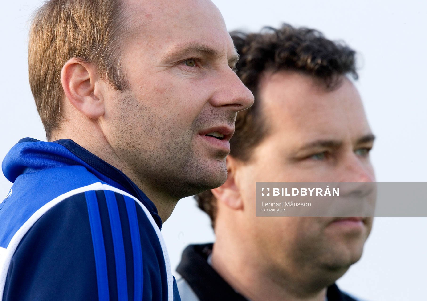 Håkan Mild, sportchef och Stefan Rehn, tränare