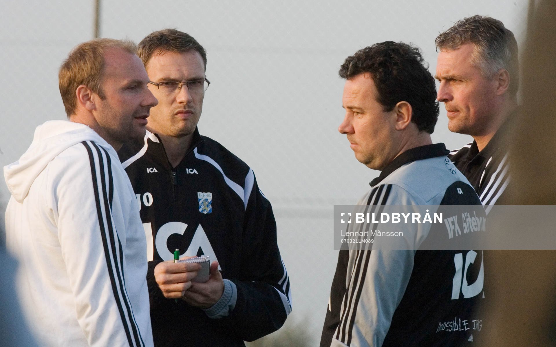 Håkan Mild, sportchef, Jonas Olsson och Stefan Rehn,