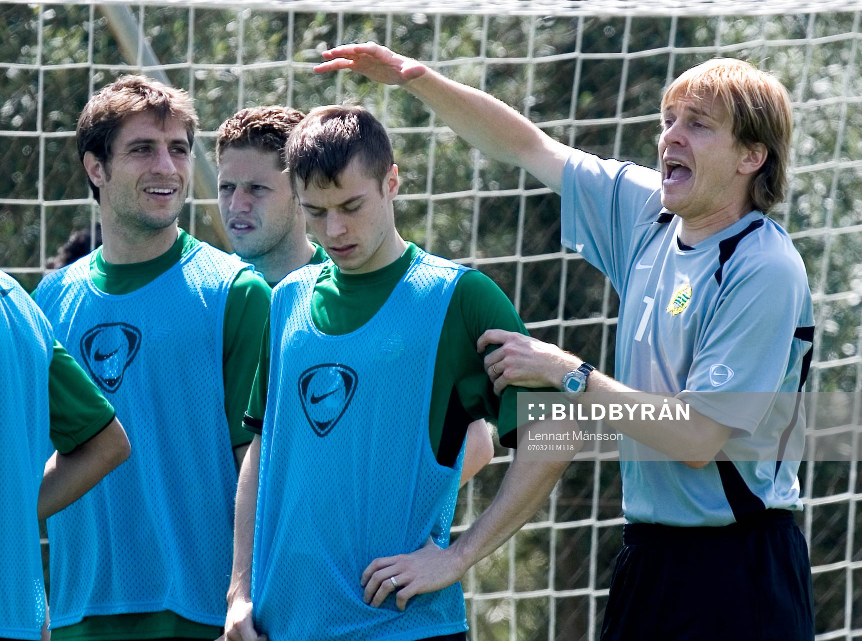 Tony Gustavsson, tränare, David Johansson och Sebastian