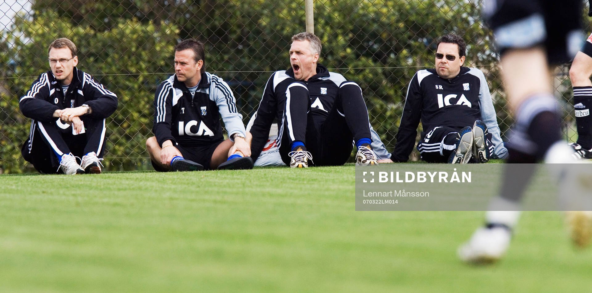 Sömnigt, tyckte IFK Göteborgs tränarkvartett, Jonas