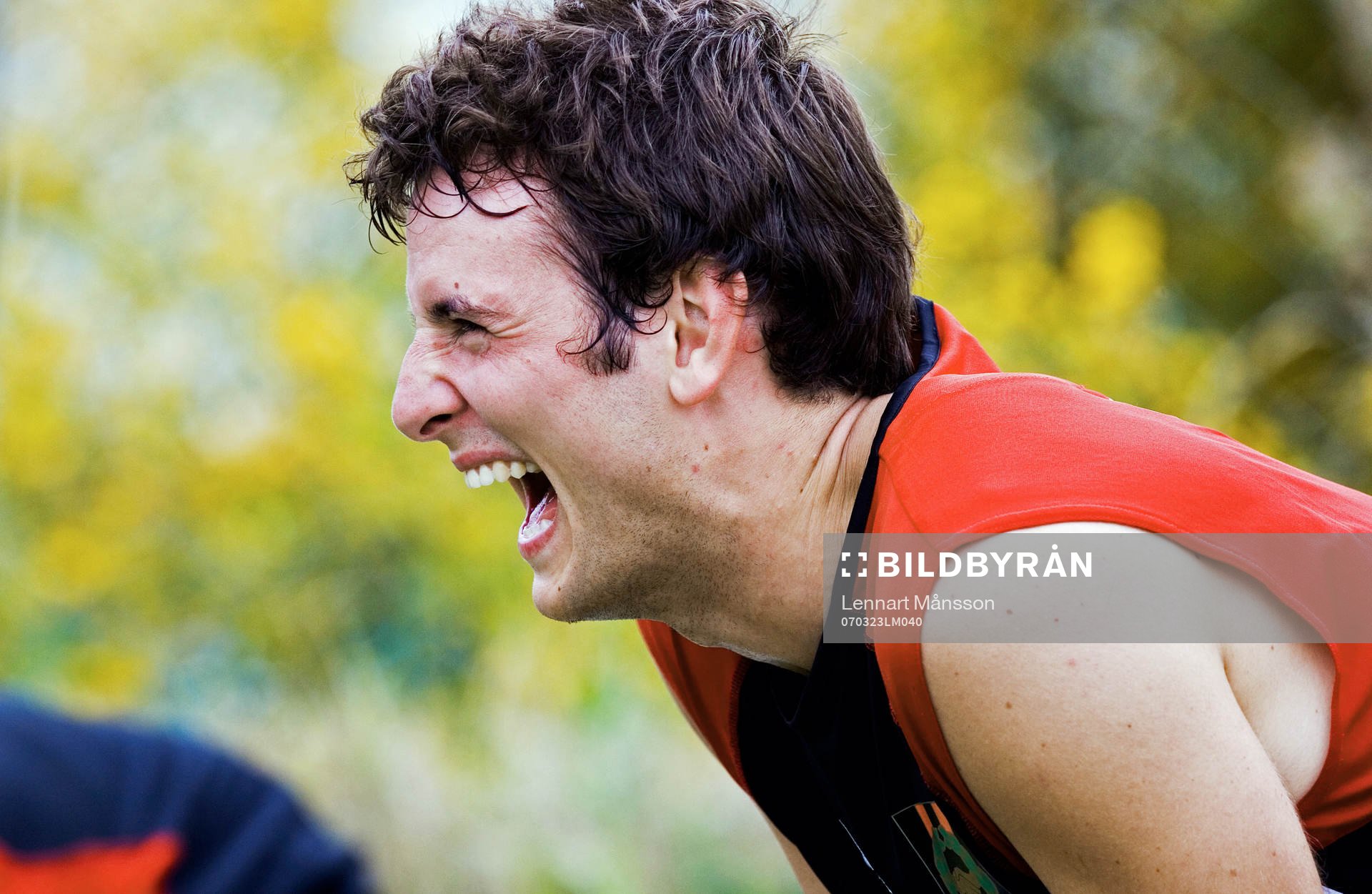 Skyttekungen Olof Guterstam hade roligt på träningen