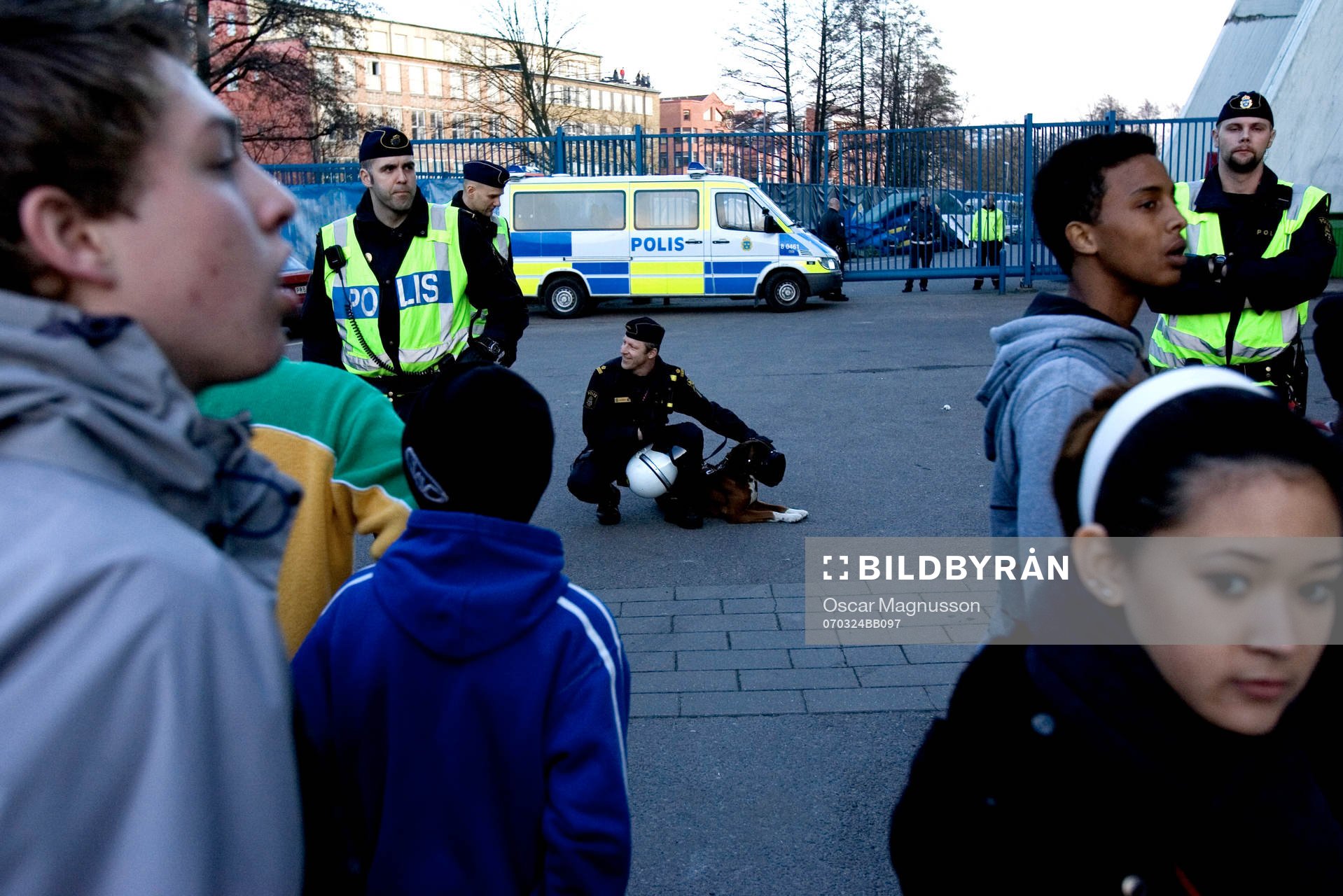 bråkigt utanför Ullevi