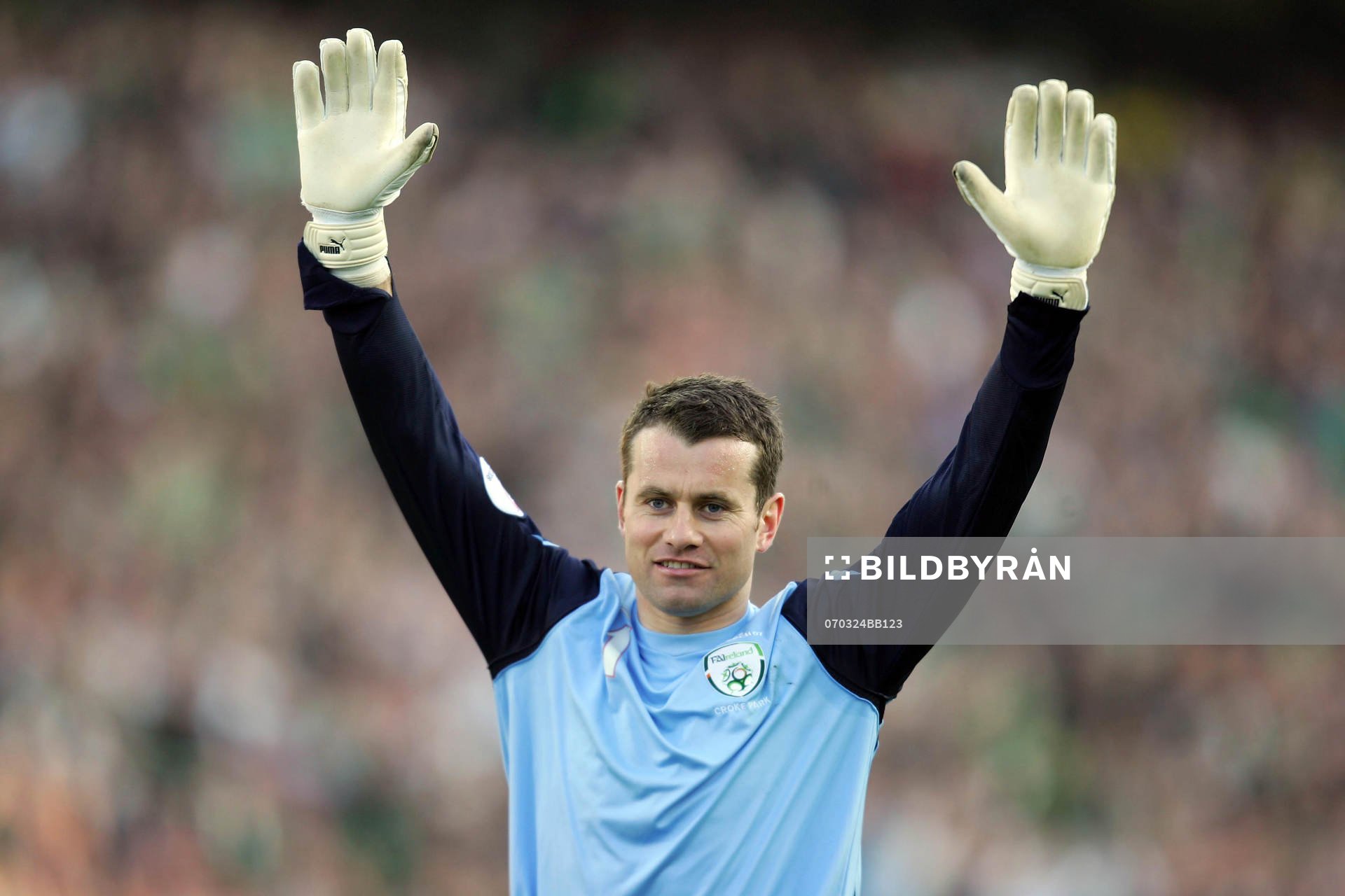 Shay Given, målvakt, Irland, jubel
