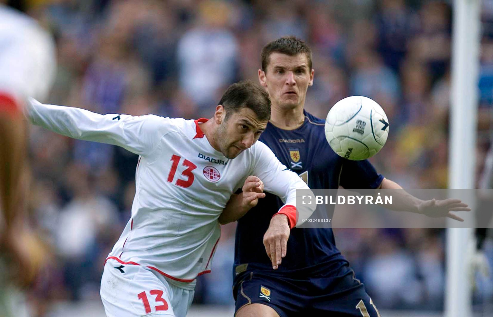 Zurab Khizanishvili och Lee McCulloch