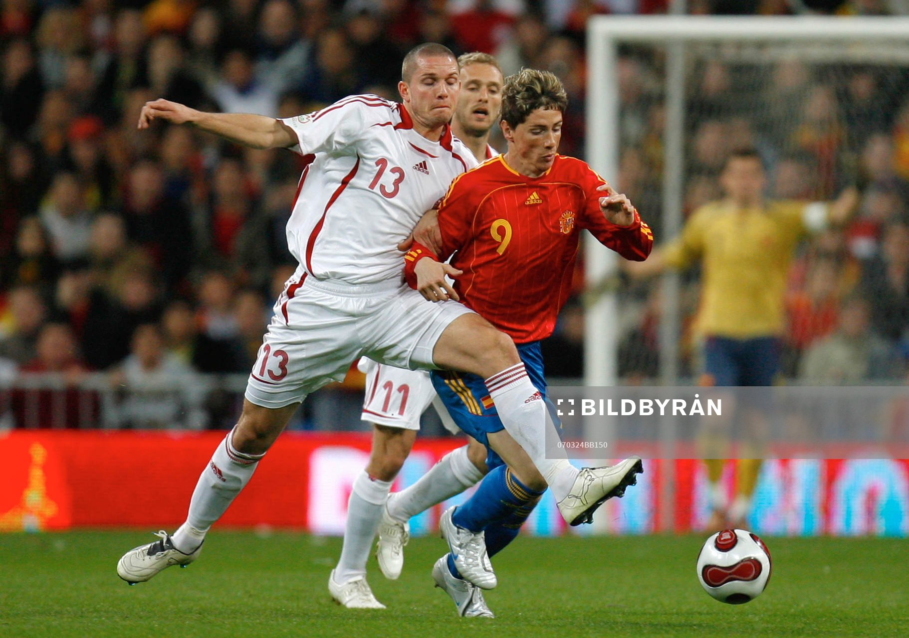 Andreasen, Danmark och Fernando Morientes, Spanien