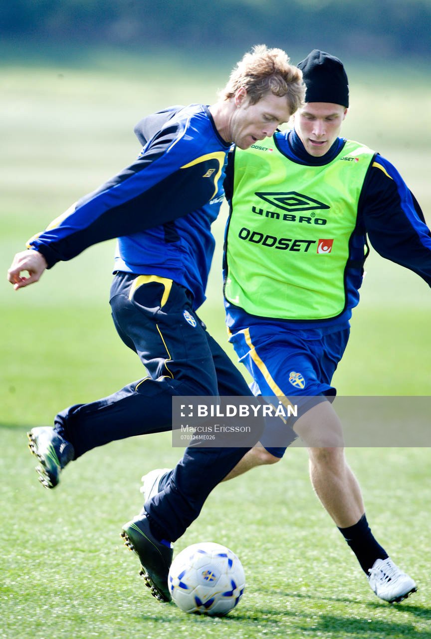 Christian Wilhelmsson och Oscar Wendt