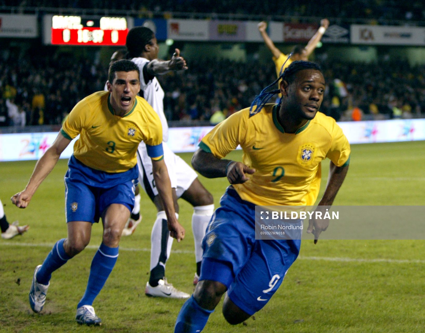 Jubel i Brasilien