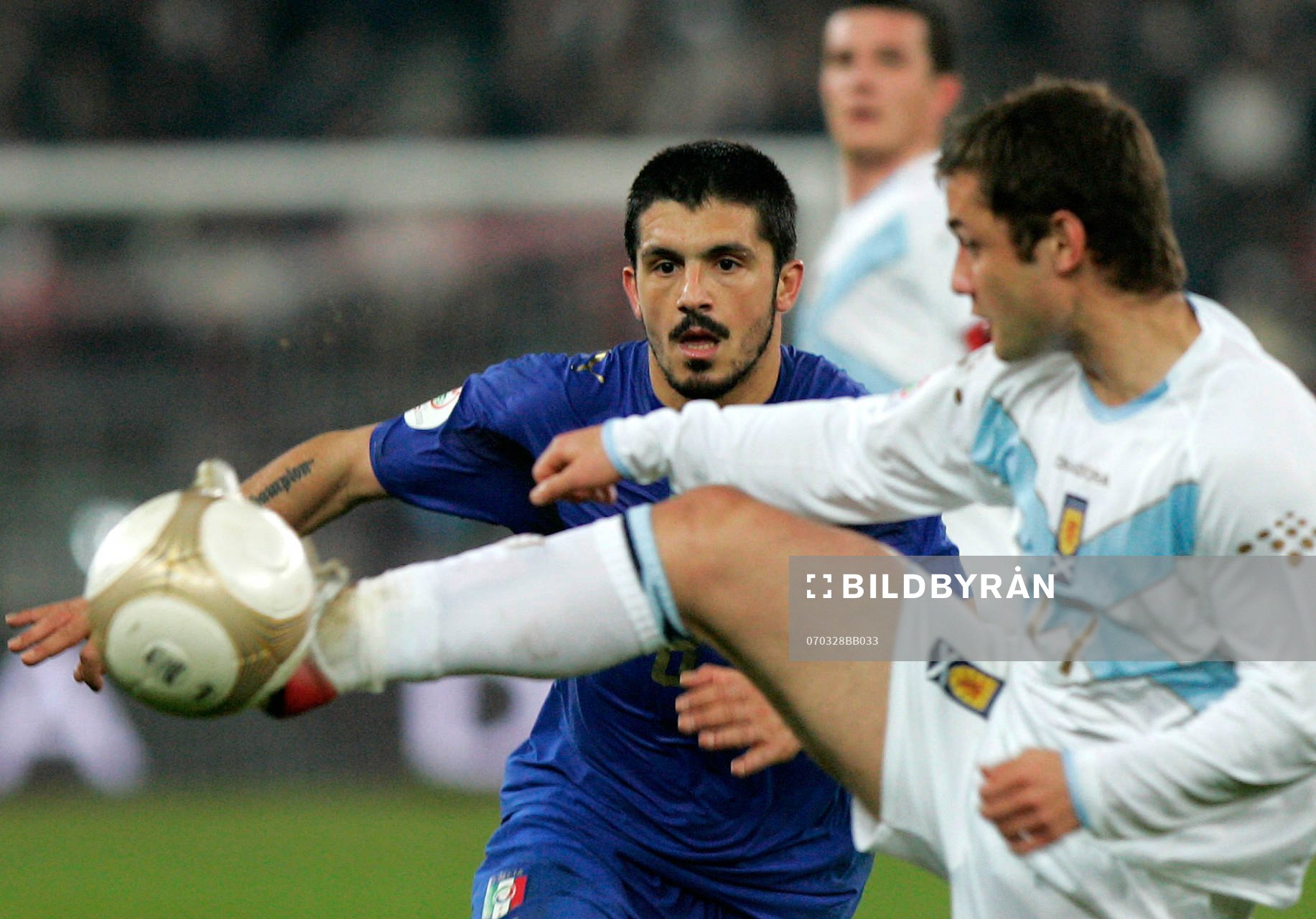  Gennaro Gattuso, Italien och Shaun Maloney, Skottland.