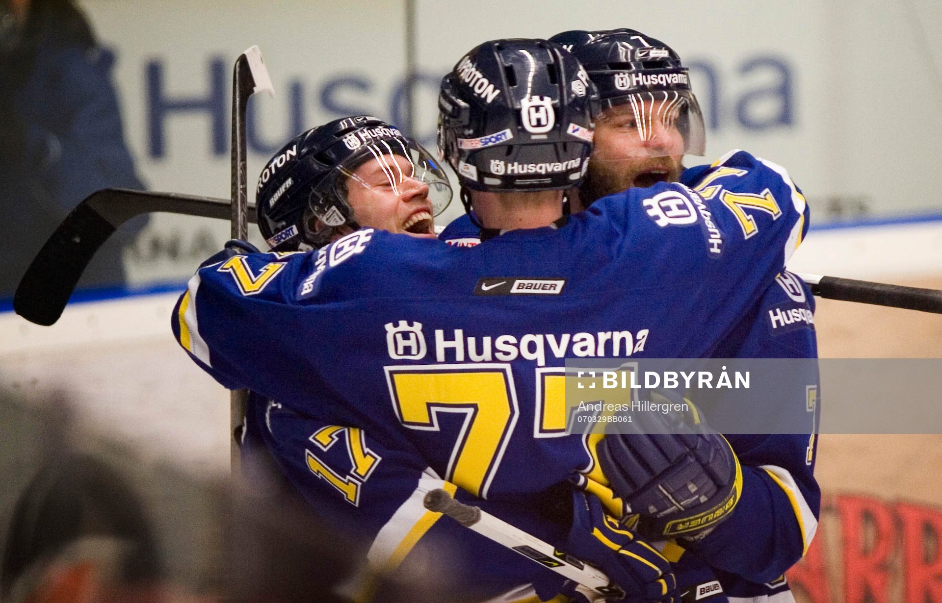 Jubel av målskytten Stefan Pettersson