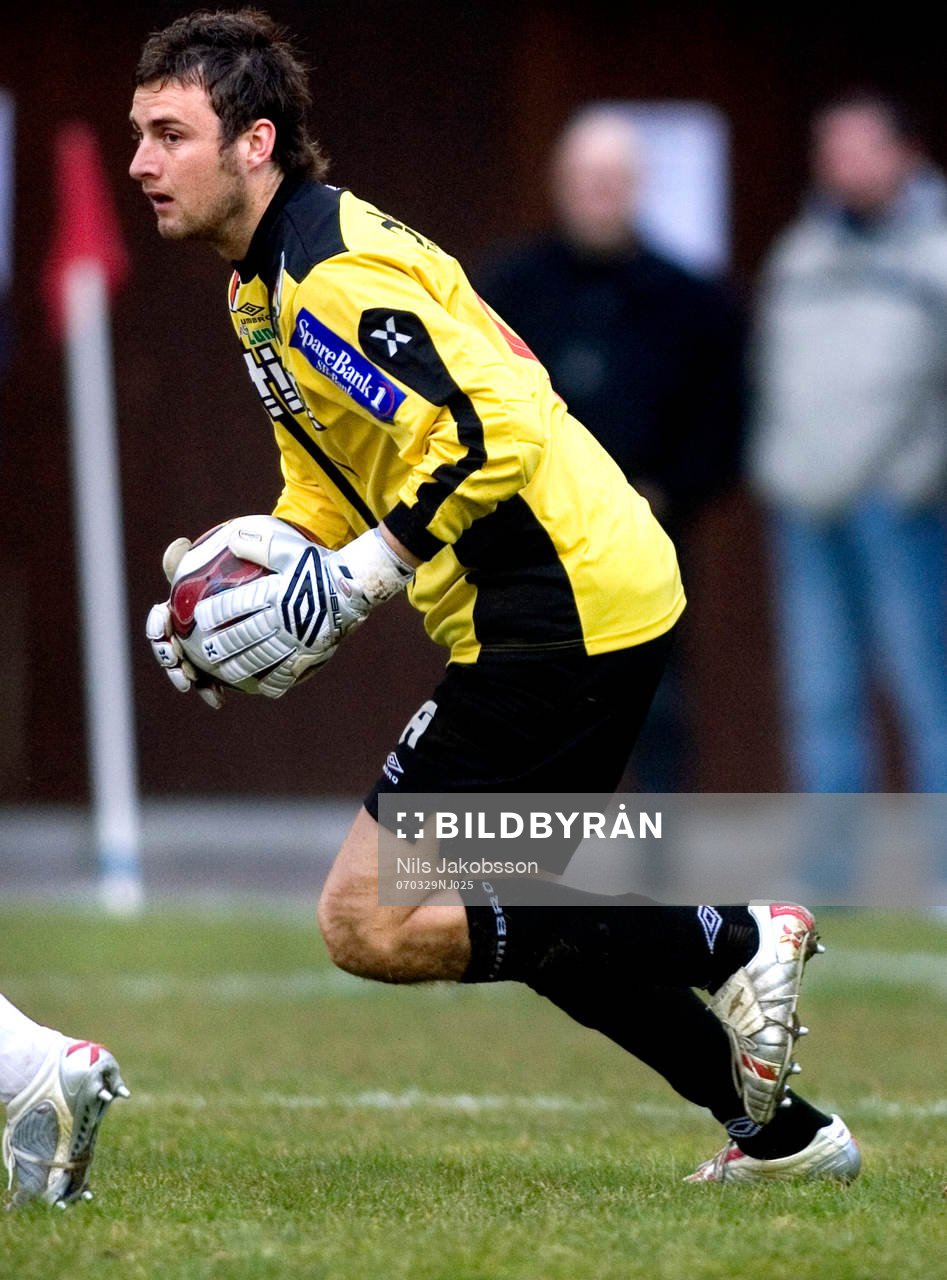 Roger Eskeland, MÅlvakt, Bryne