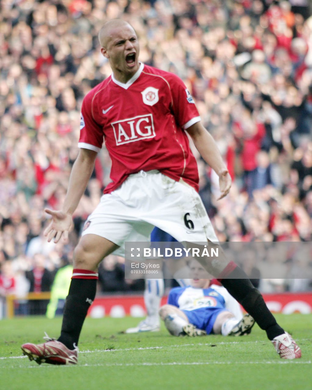 Fotboll, Premier League (Engelsk Liga), Manchester United v